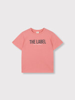 Alix The Label Alix The Label | kids knitted The label T-shirt - Bright coral