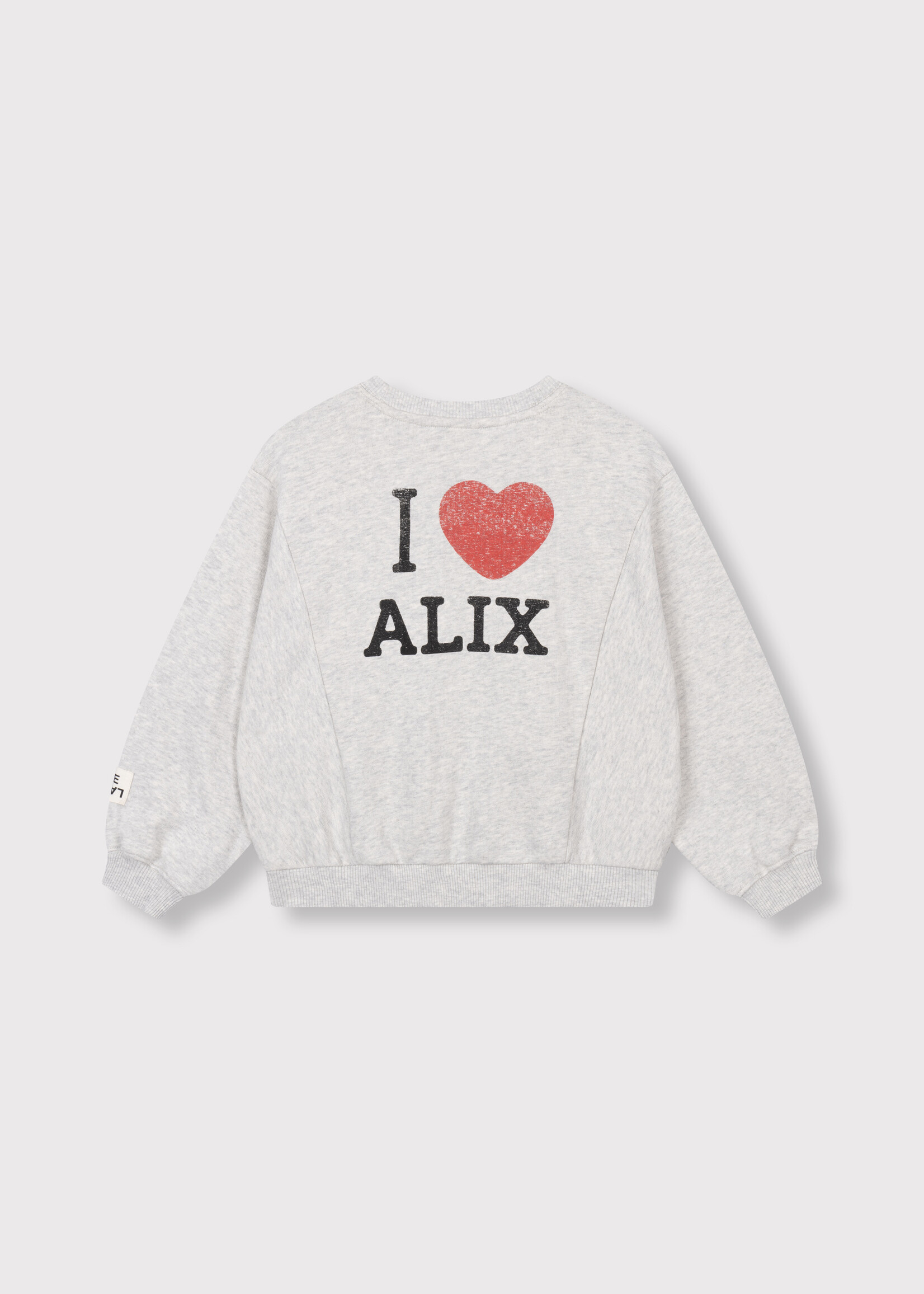 Alix The Label Alix The Label | Kids knitted batwing sweater - Light grey melange