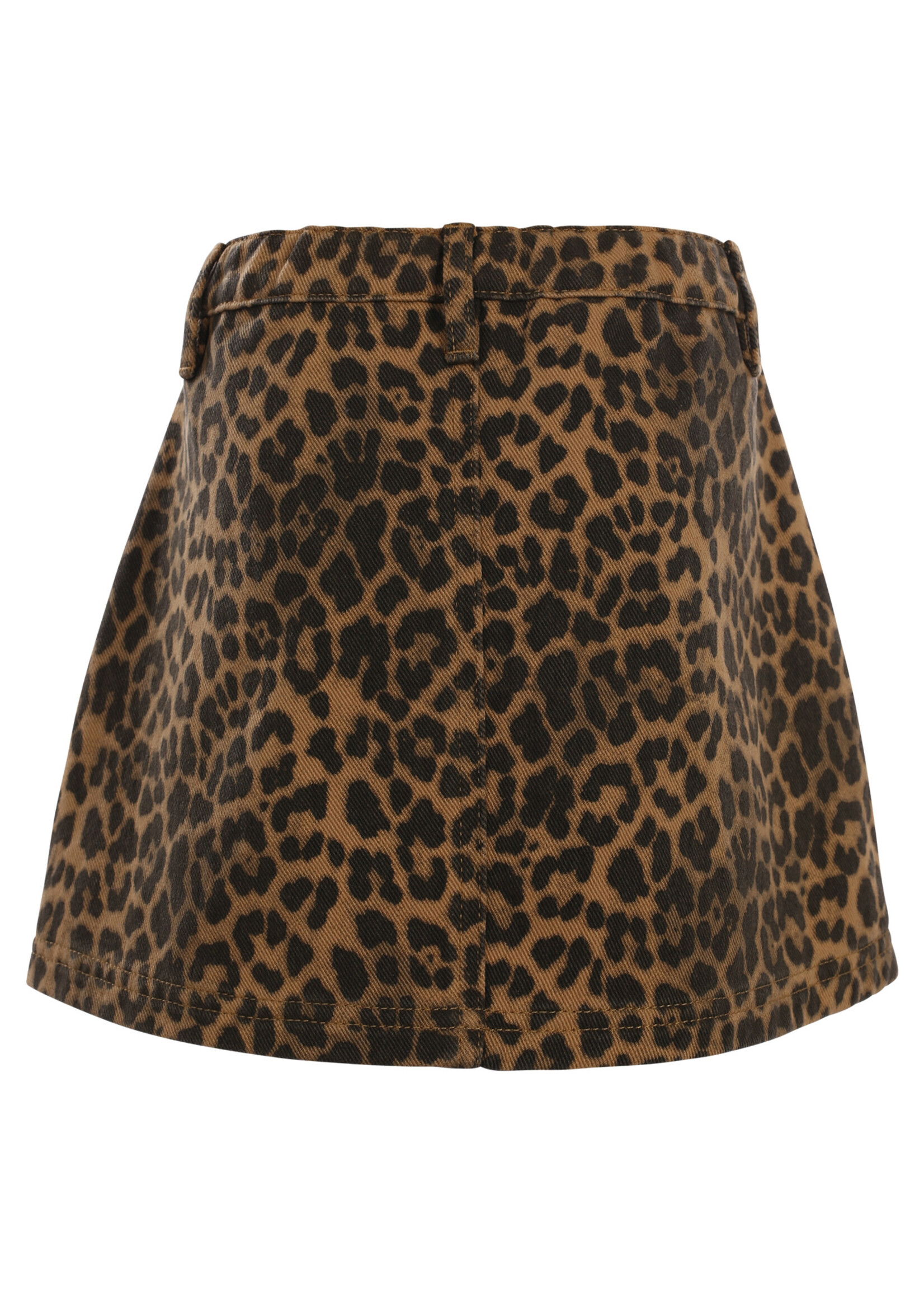 LOOXS Little LOOXS Little | Little leopard jeans skirt - DESERT LEOPARD