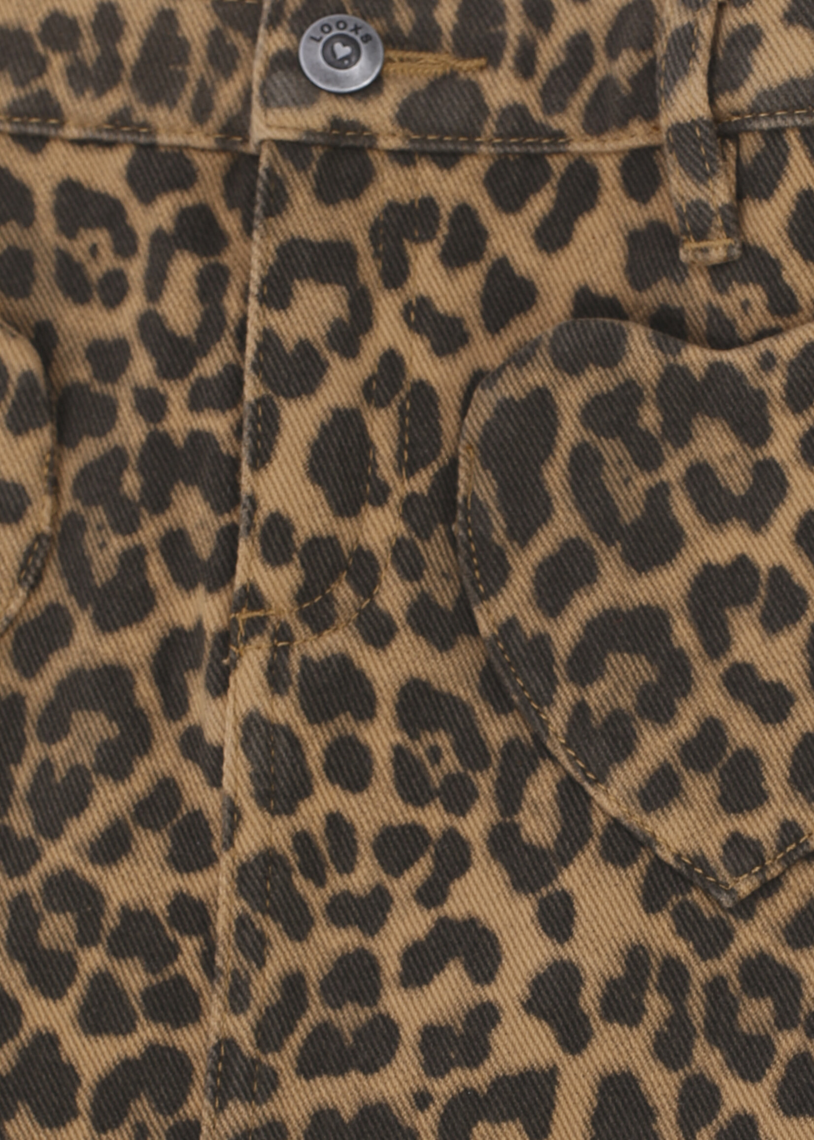 LOOXS Little LOOXS Little | Little leopard jeans skirt - DESERT LEOPARD