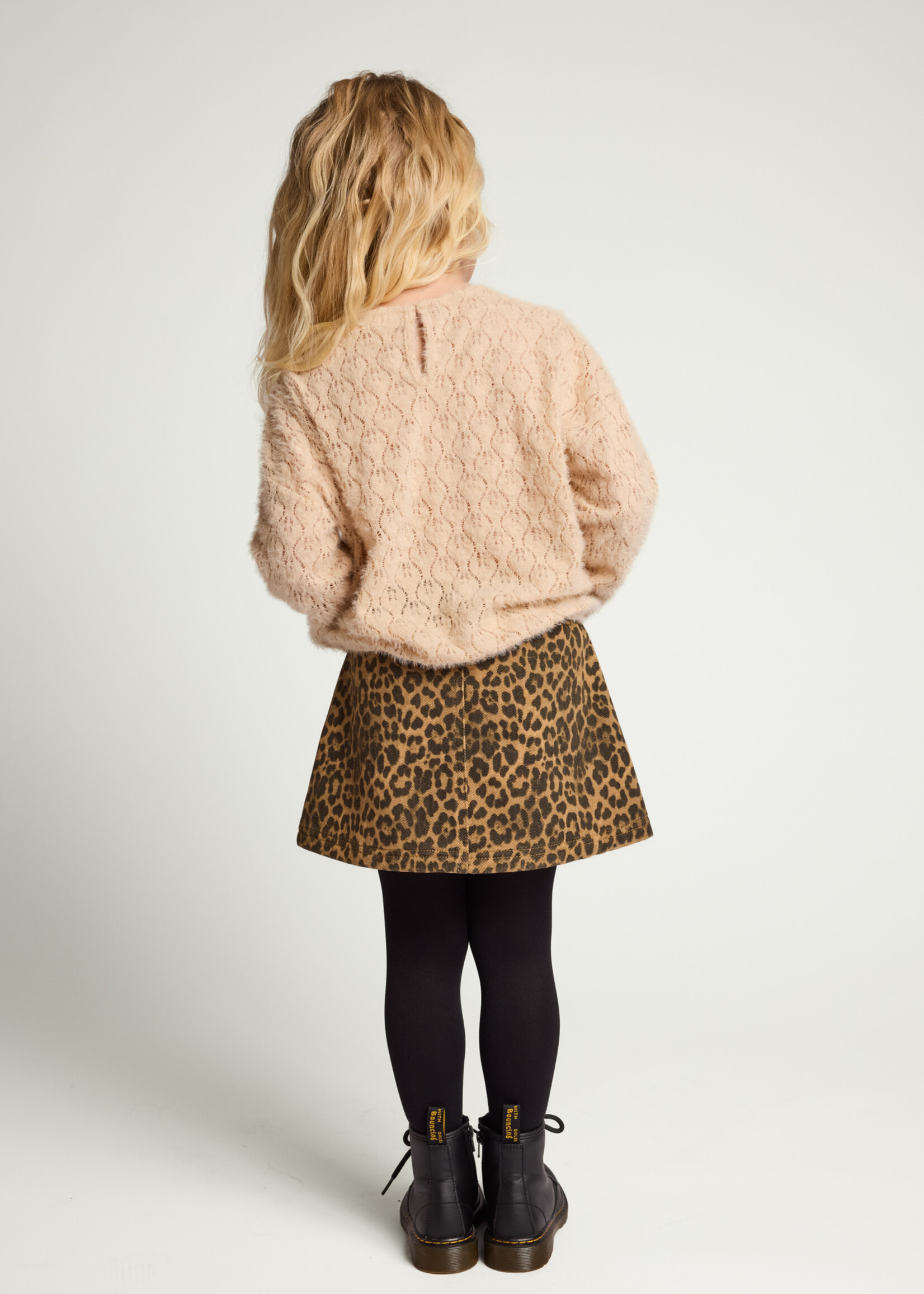 LOOXS Little LOOXS Little | Little leopard jeans skirt - DESERT LEOPARD