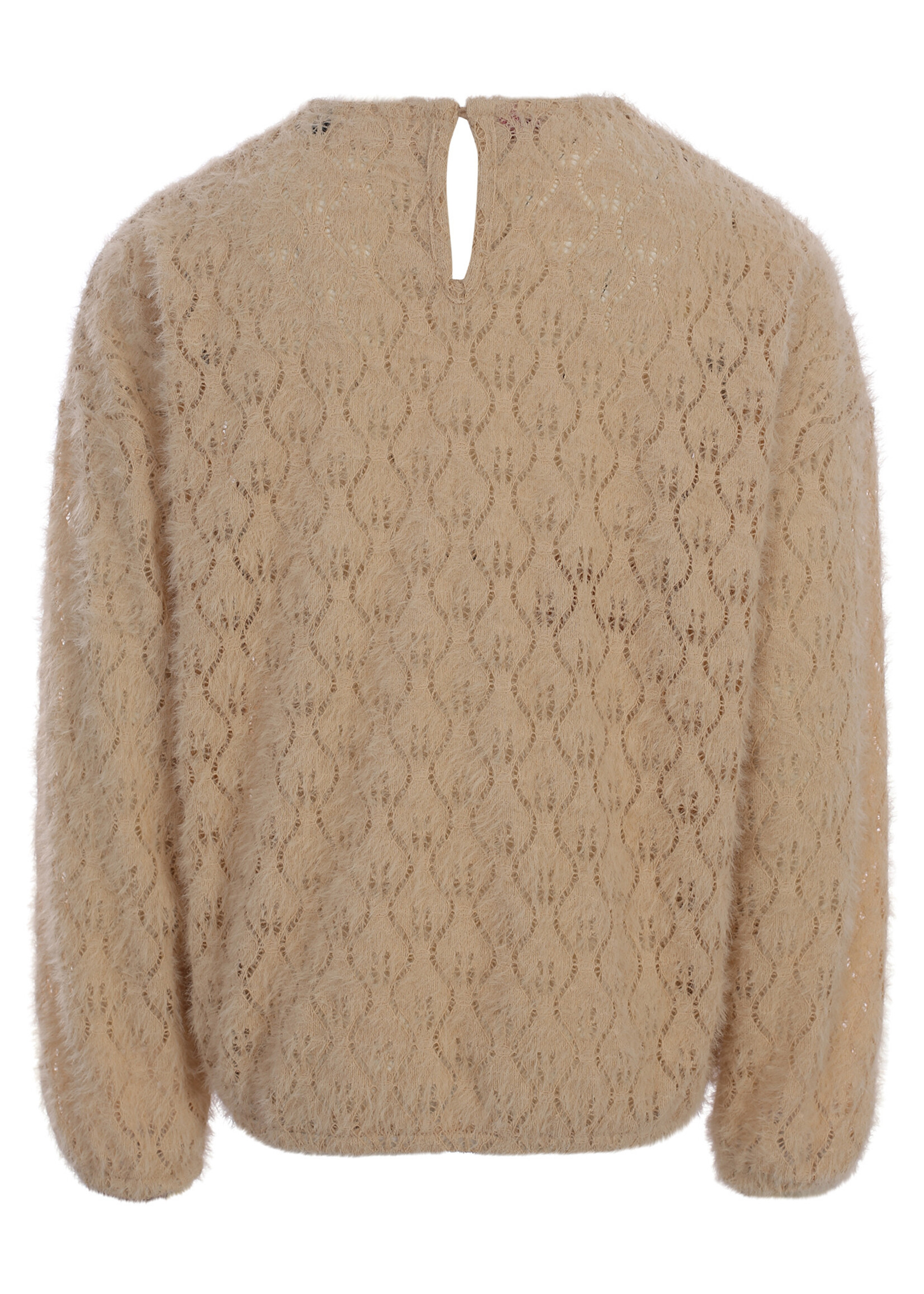 LOOXS Little LOOXS Little | Little lace bow blouse - Latte