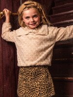 LOOXS Little LOOXS Little | Little lace bow blouse - Latte