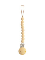 Mushie Mushie | Pacifier Clip Hera - Pale Yellow