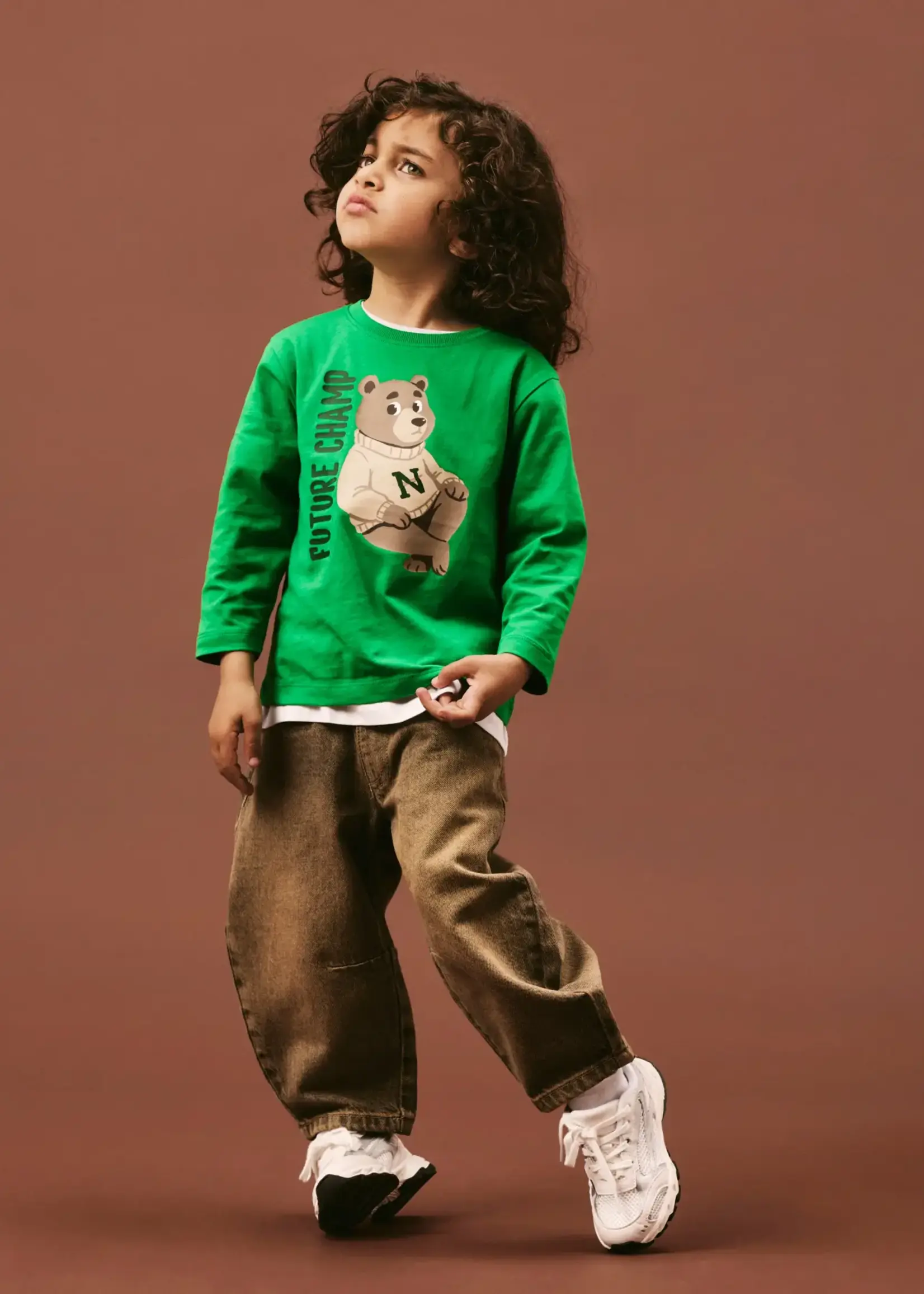 Name It Name It | NMMBEN BARREL JEANS - Brown Denim