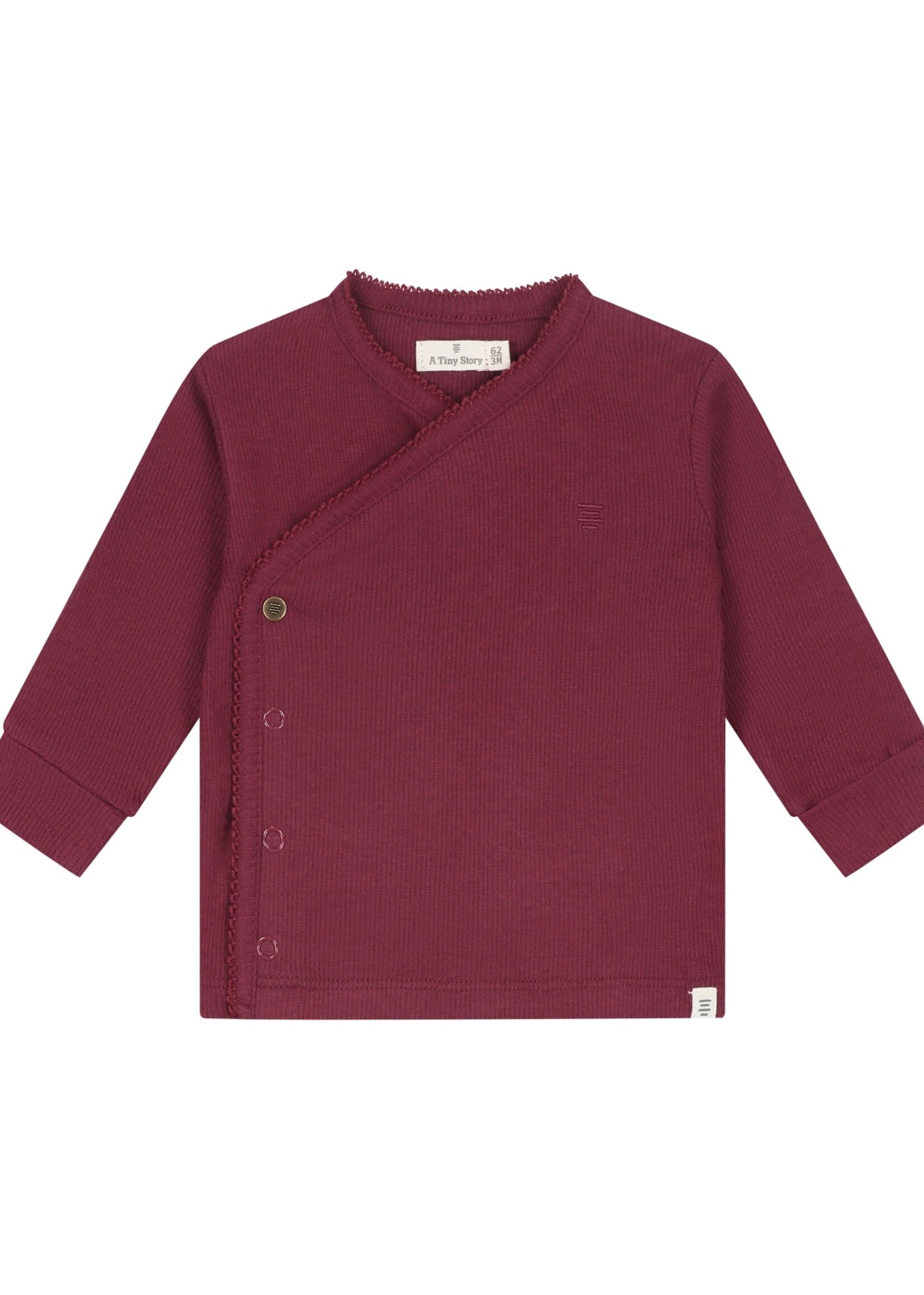 A Tiny Story A Tiny Story | baby t-shirt long sleeve – Dark Red