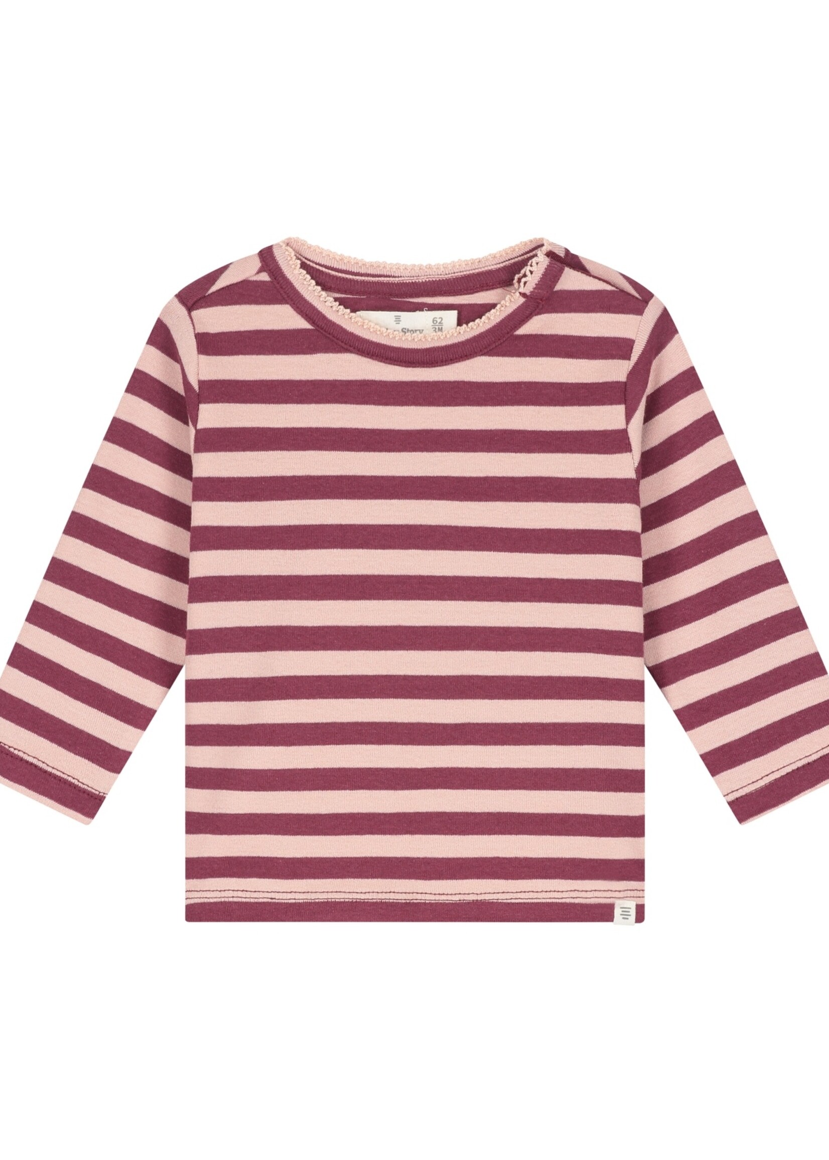 A Tiny Story A Tiny Story | baby t-shirt long sleeve - Dark red 6017