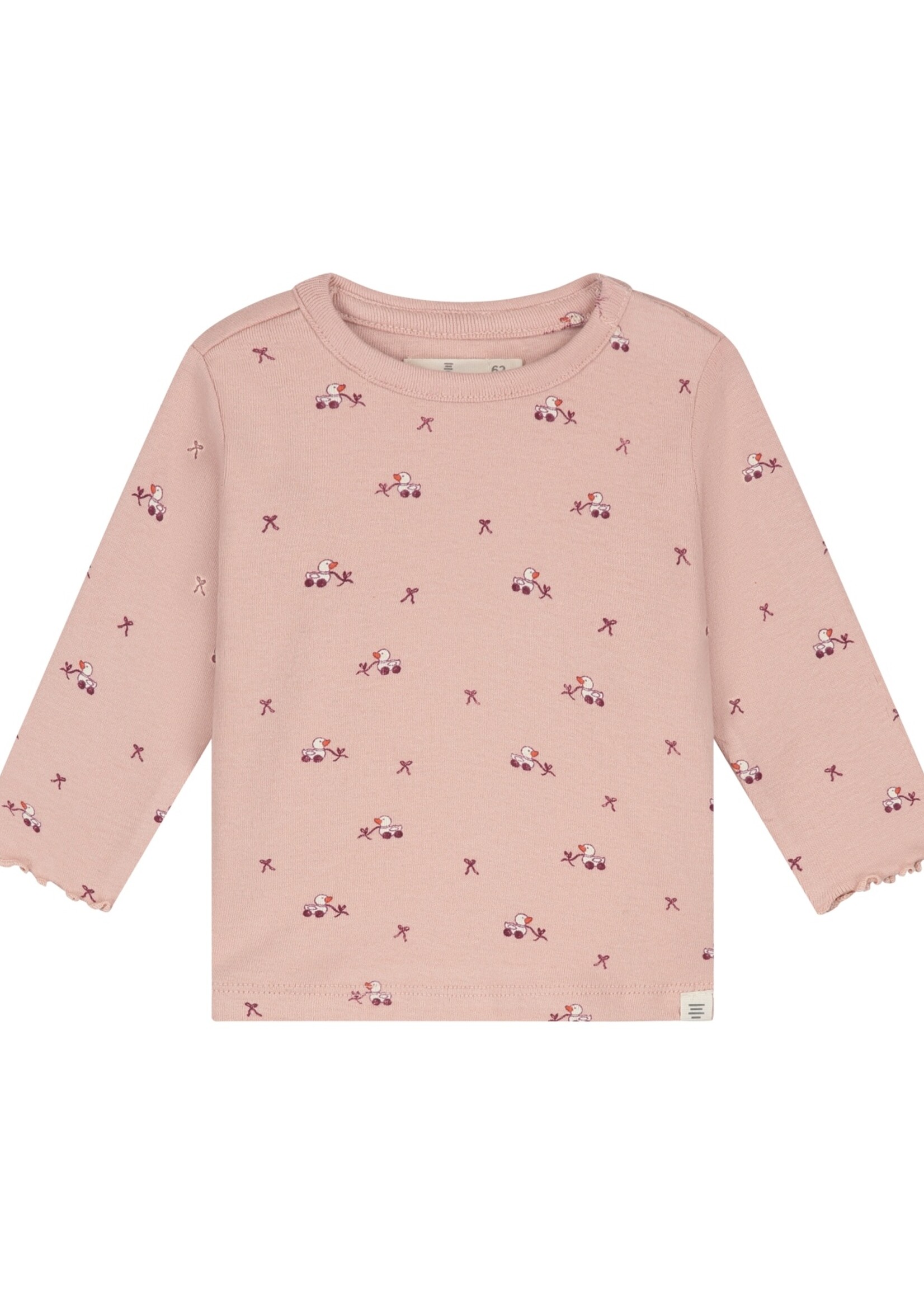 A Tiny Story A Tiny Story | baby t-shirt long sleeve - Old pink 6505