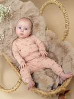 A Tiny Story A Tiny Story | baby romper long sleeve – Old Pink