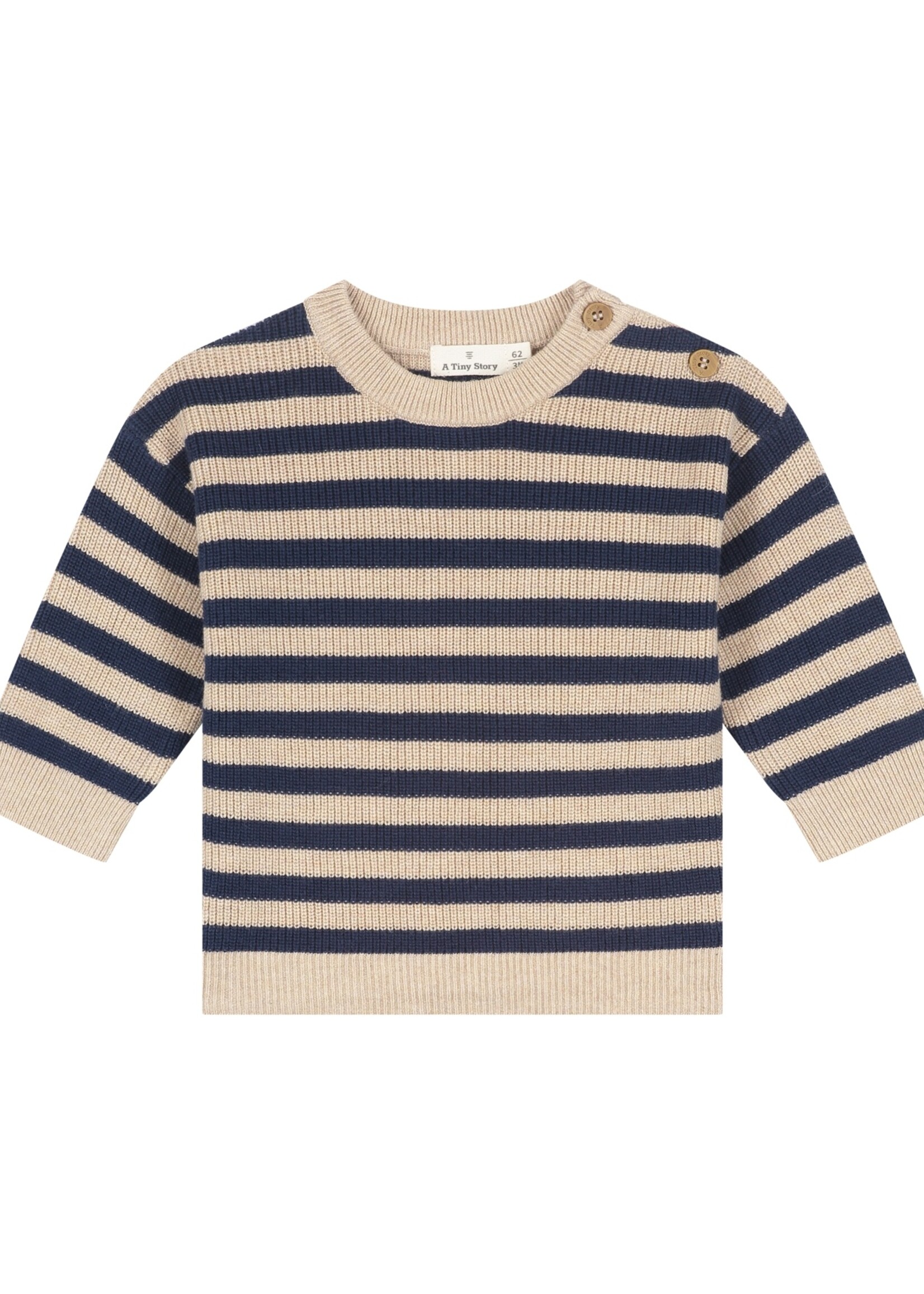A Tiny Story A Tiny Story | baby pullover -  Dark Blue