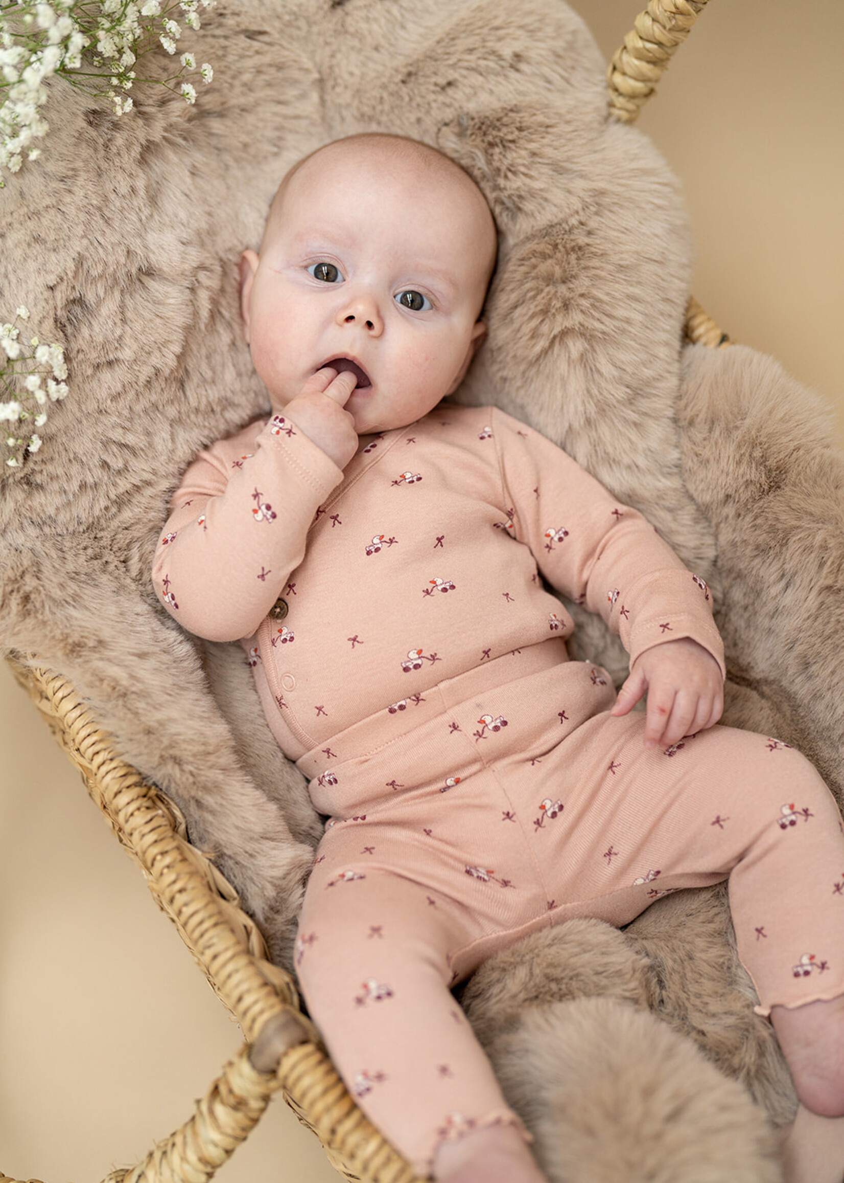 A Tiny Story A Tiny Story | baby pants - Old pink 6505