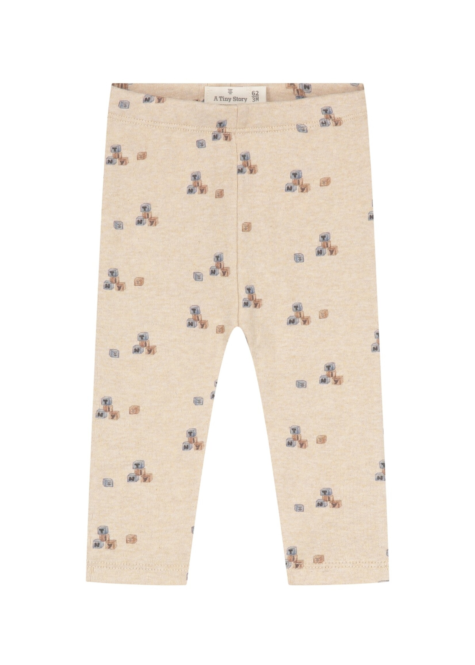 A Tiny Story A Tiny Story | baby pants - Beige melange 25132