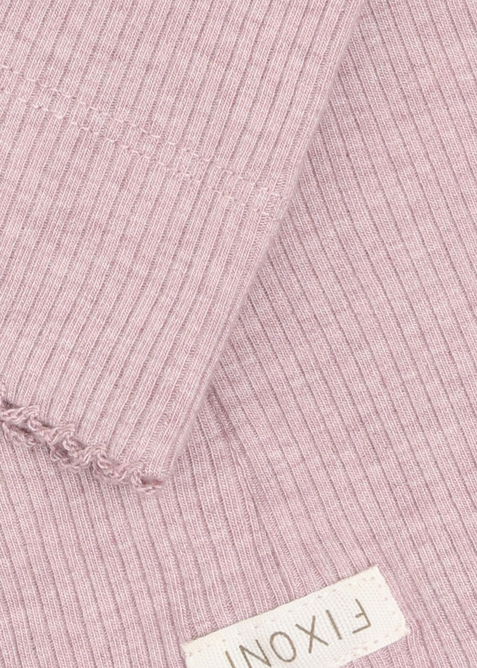 Fixoni Fixoni | Leggings Melange Rib – Rose