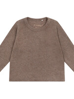 Fixoni Fixoni | T-shirt LS Melange Rib – Brown