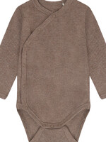 Fixoni Fixoni | Wrap Body LS Melange Rib - Brown