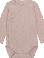 Fixoni Fixoni | Wrap Body LS Melange Rib – Rose