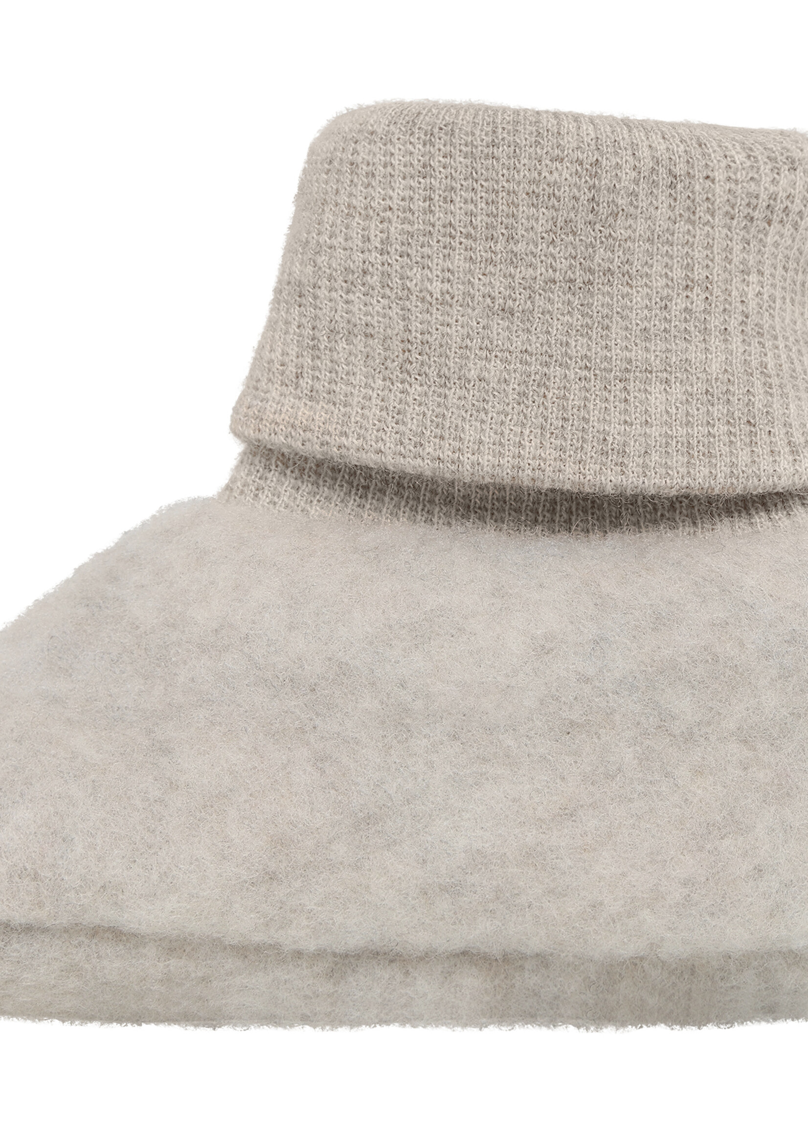 Huttelihut HUTTEliHUT | Footies Wool Fleece  - Camel Melange