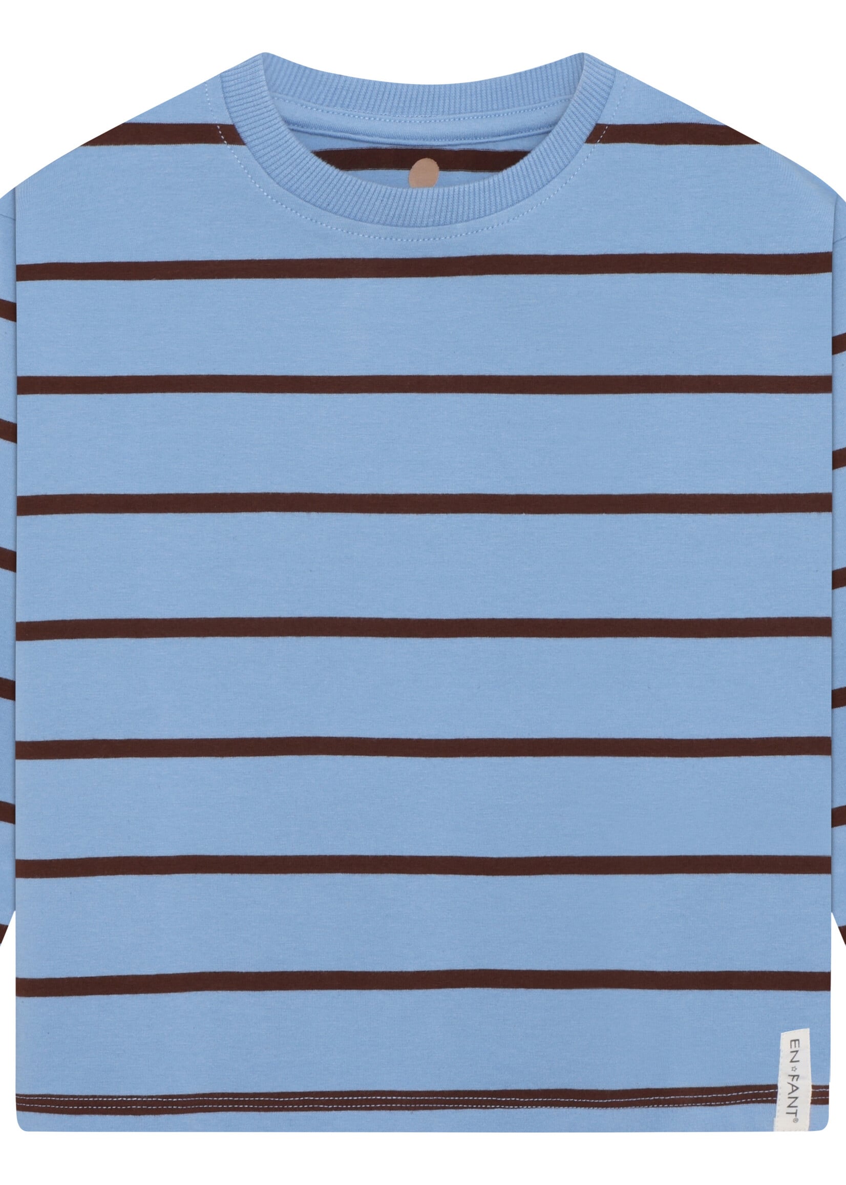 En Fant En Fant | T-shirt LS Stripe Oversize – Bel Air Blue