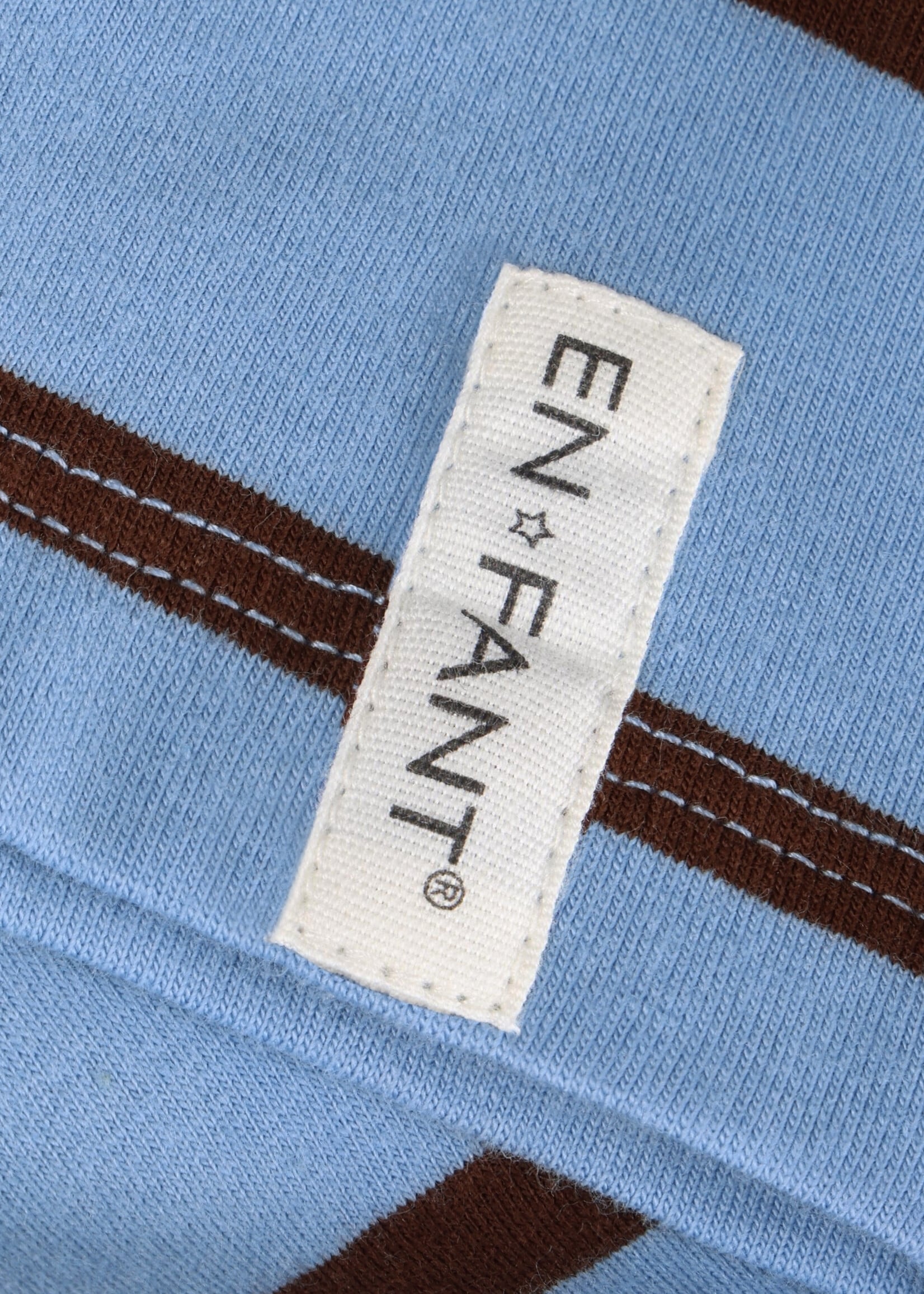En Fant En Fant | T-shirt LS Stripe Oversize – Bel Air Blue