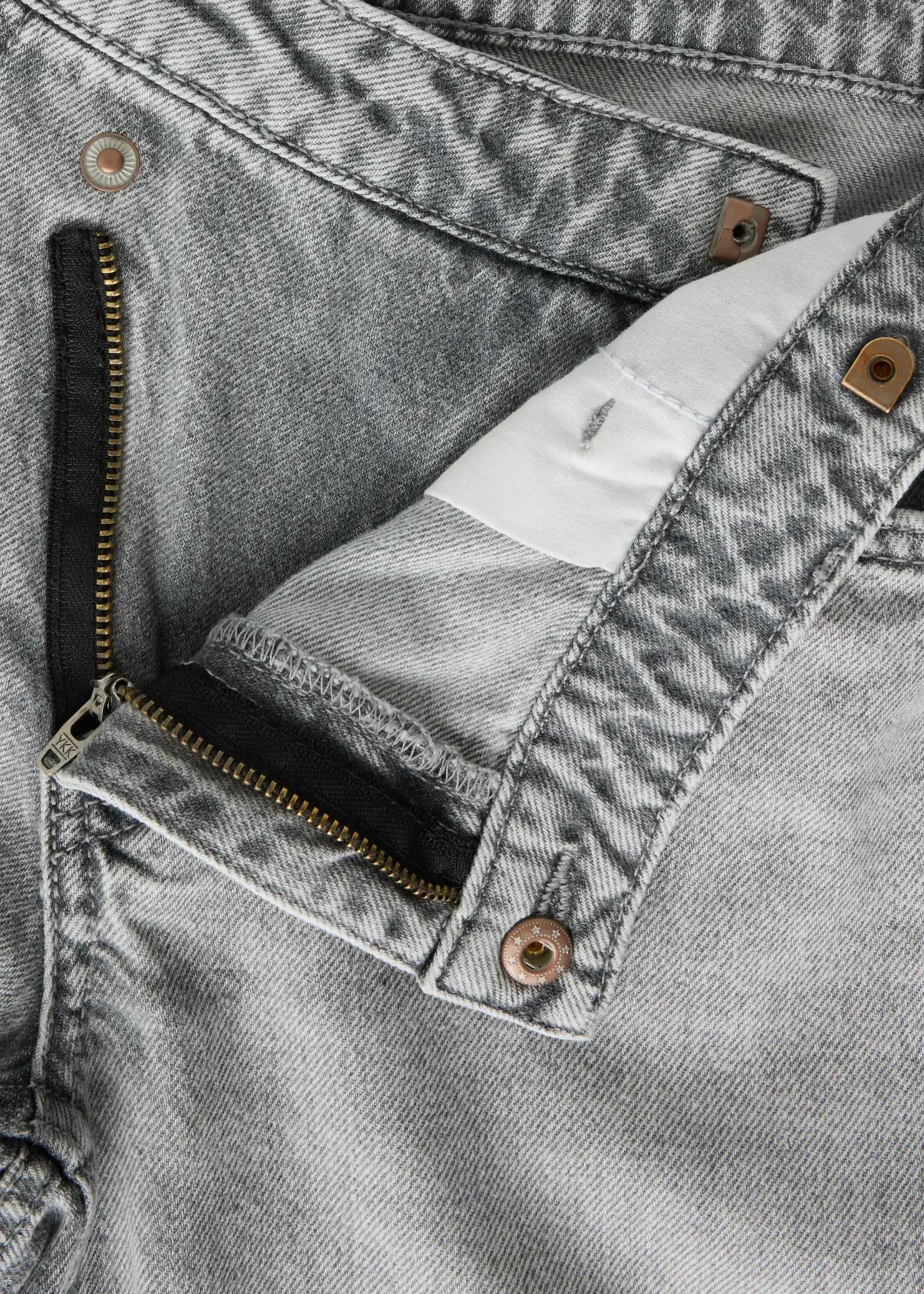 Name It Name it | NKFBELLA x-wide closure jeans 8181-BE - Light Grey Denim