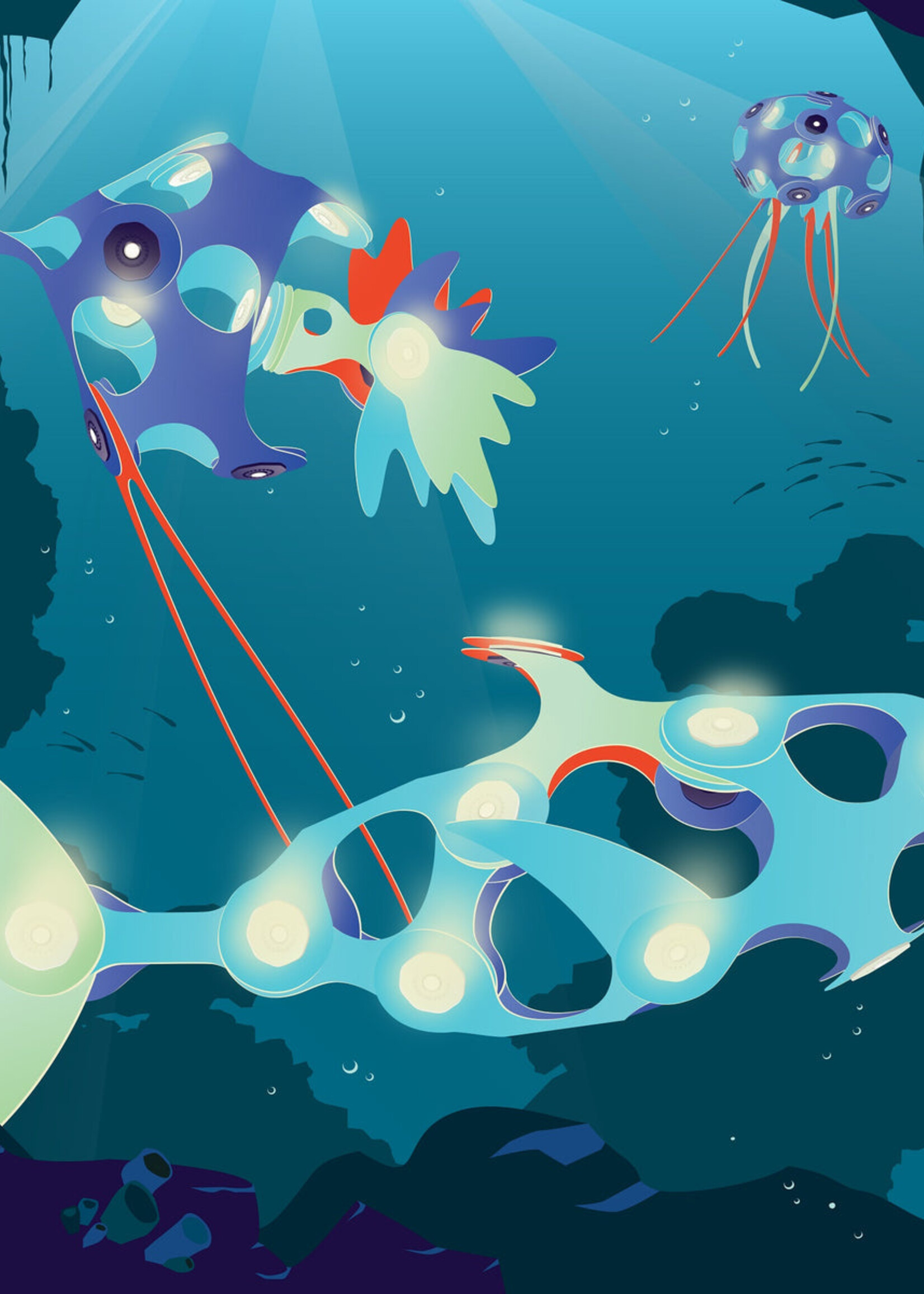 Clixo Clixo | Ocean Creatures - Adventure Pack