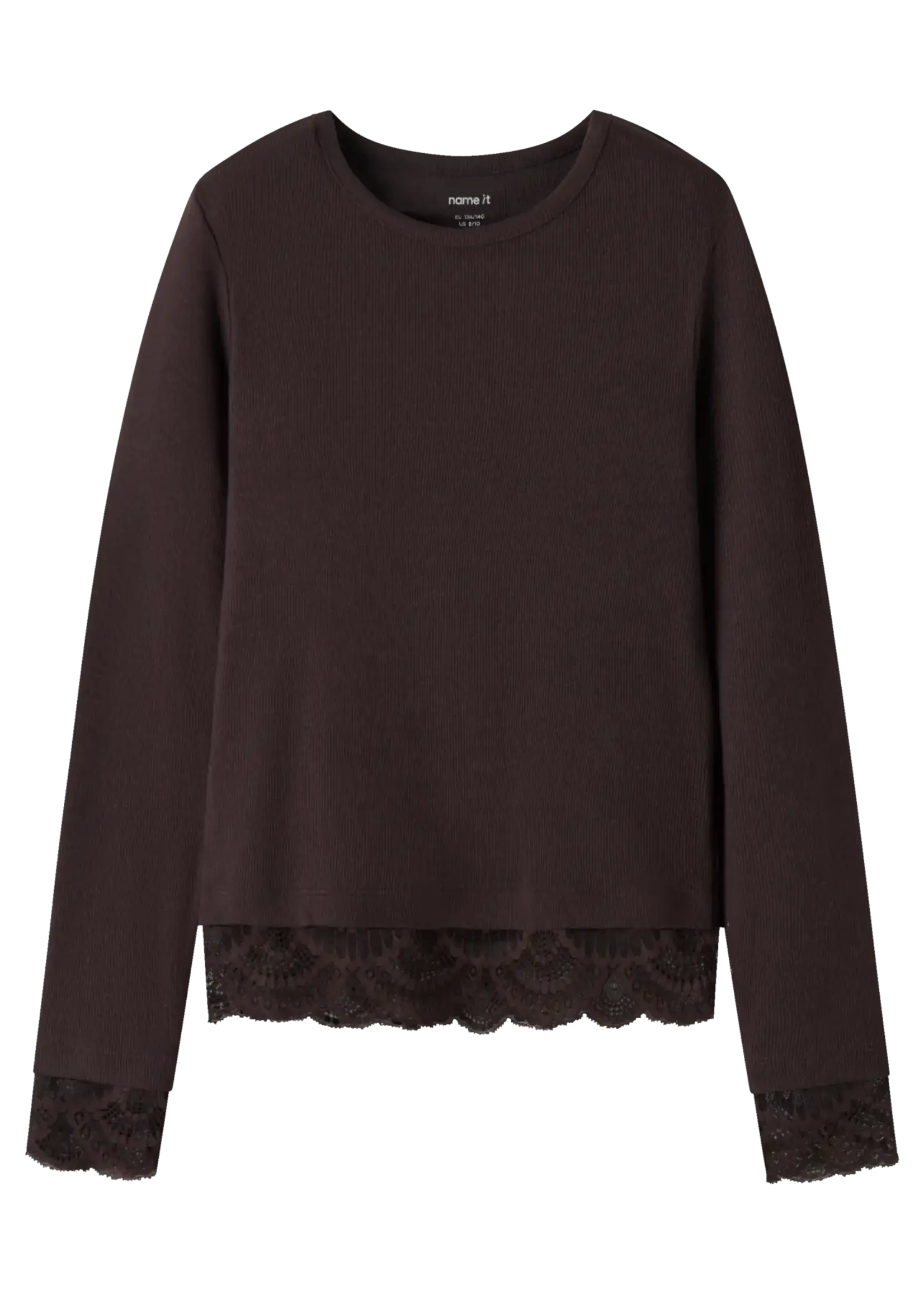 Name It Name It | NKFROSIMA LS SLIM TOP - Chocolate Plum