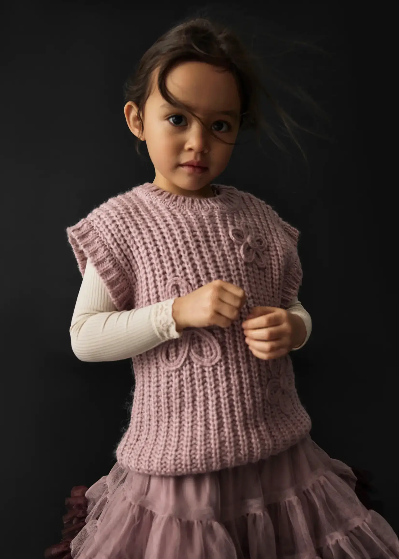 Name It Name It | NMFRINA KNIT VEST - Mauve Shadows