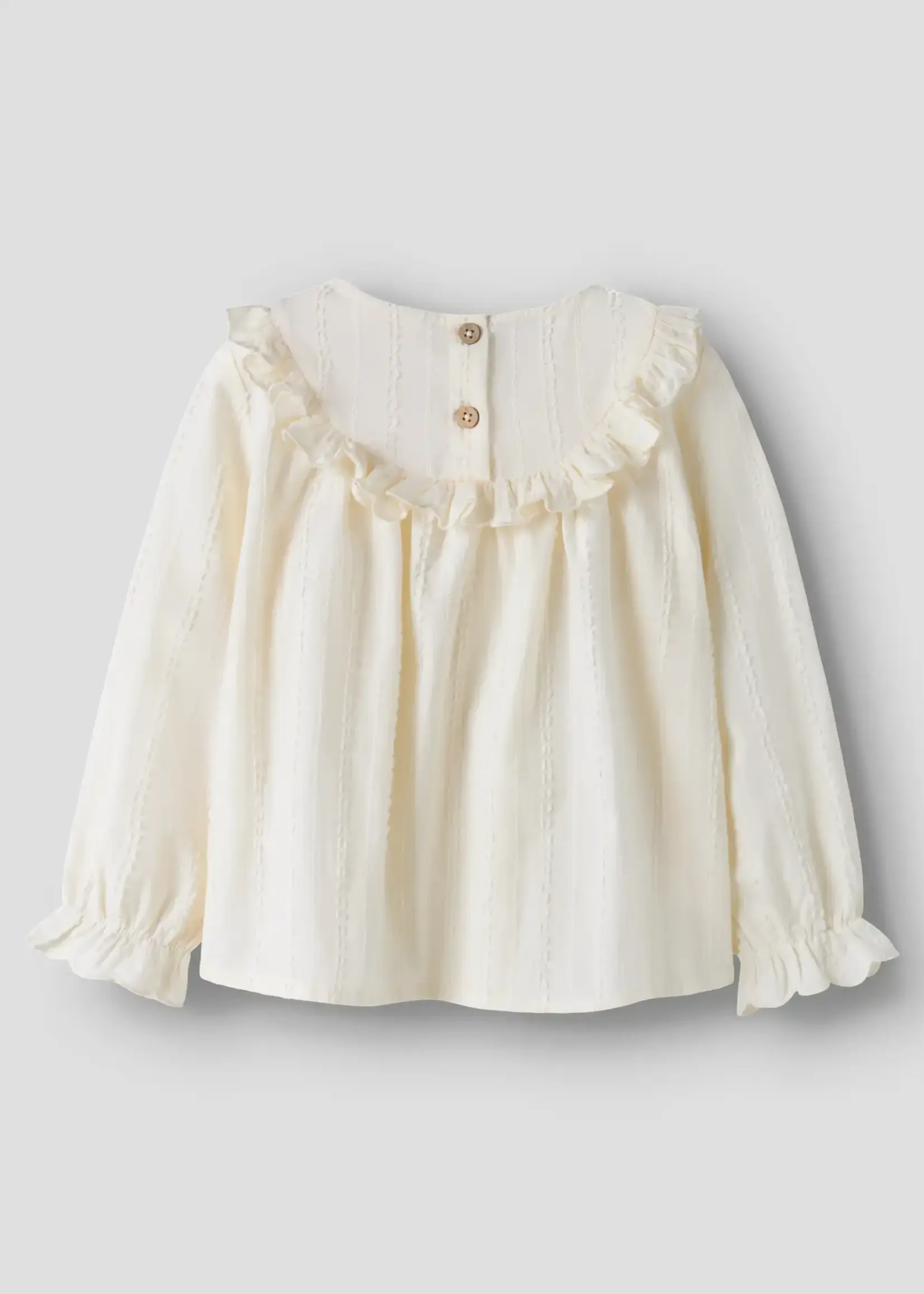 Lil’ Atelier Lil'Atelier | NMFROSEA ls loose shirt lil - Turtledove
