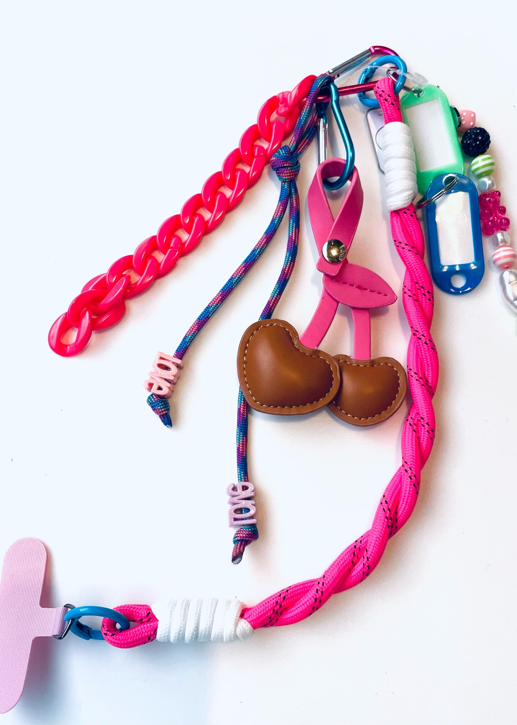 Nilu Bag chain fuchsia cherry