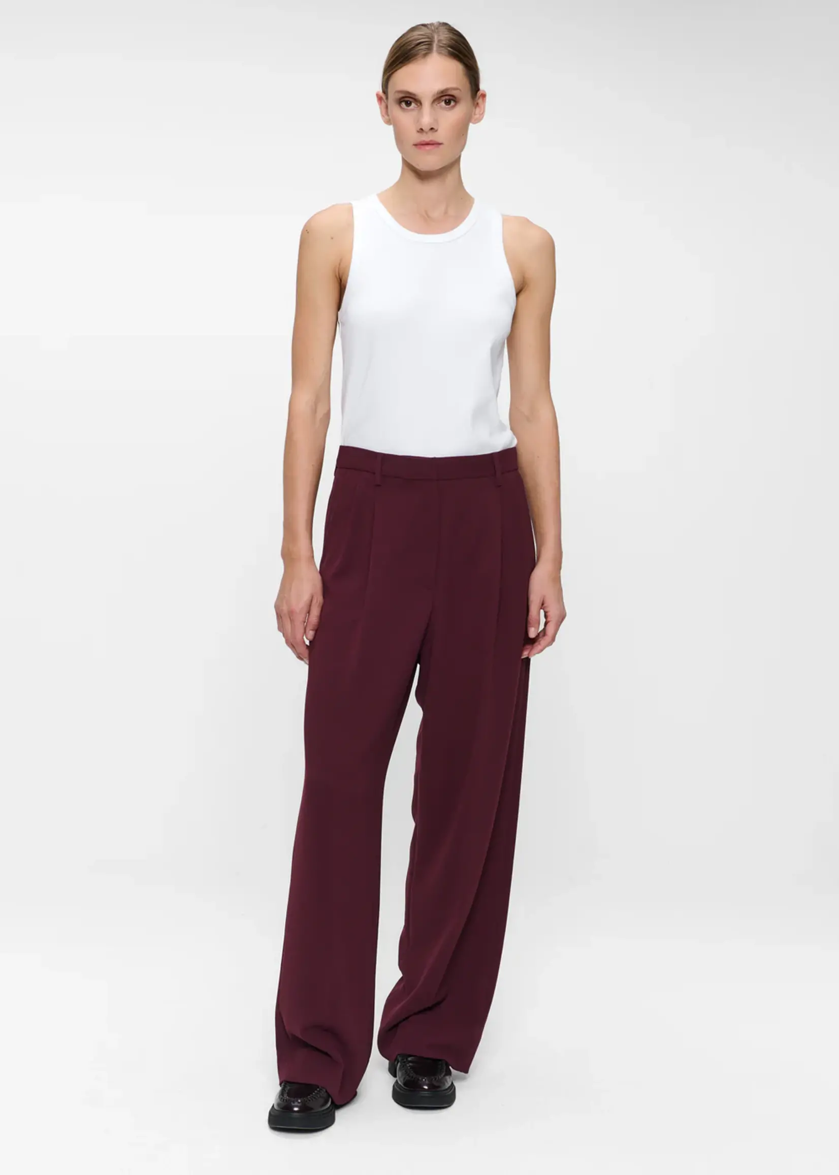 Zenggi Kozo crepe kaylin pants W05 1026 439