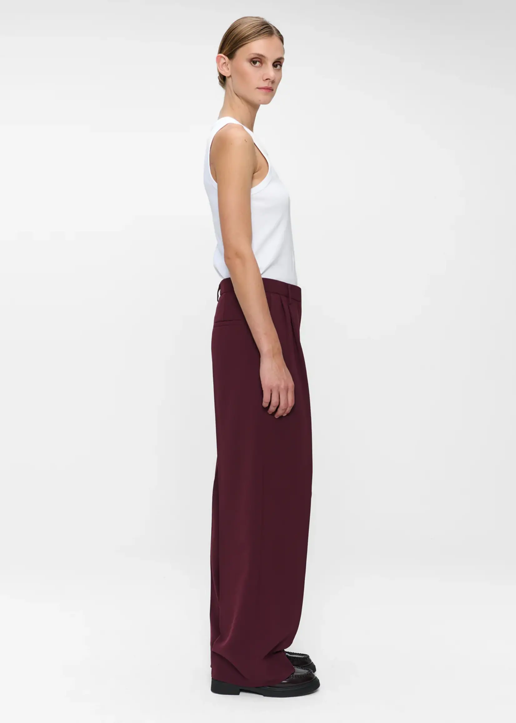 Zenggi Kozo crepe kaylin pants W05 1026 439