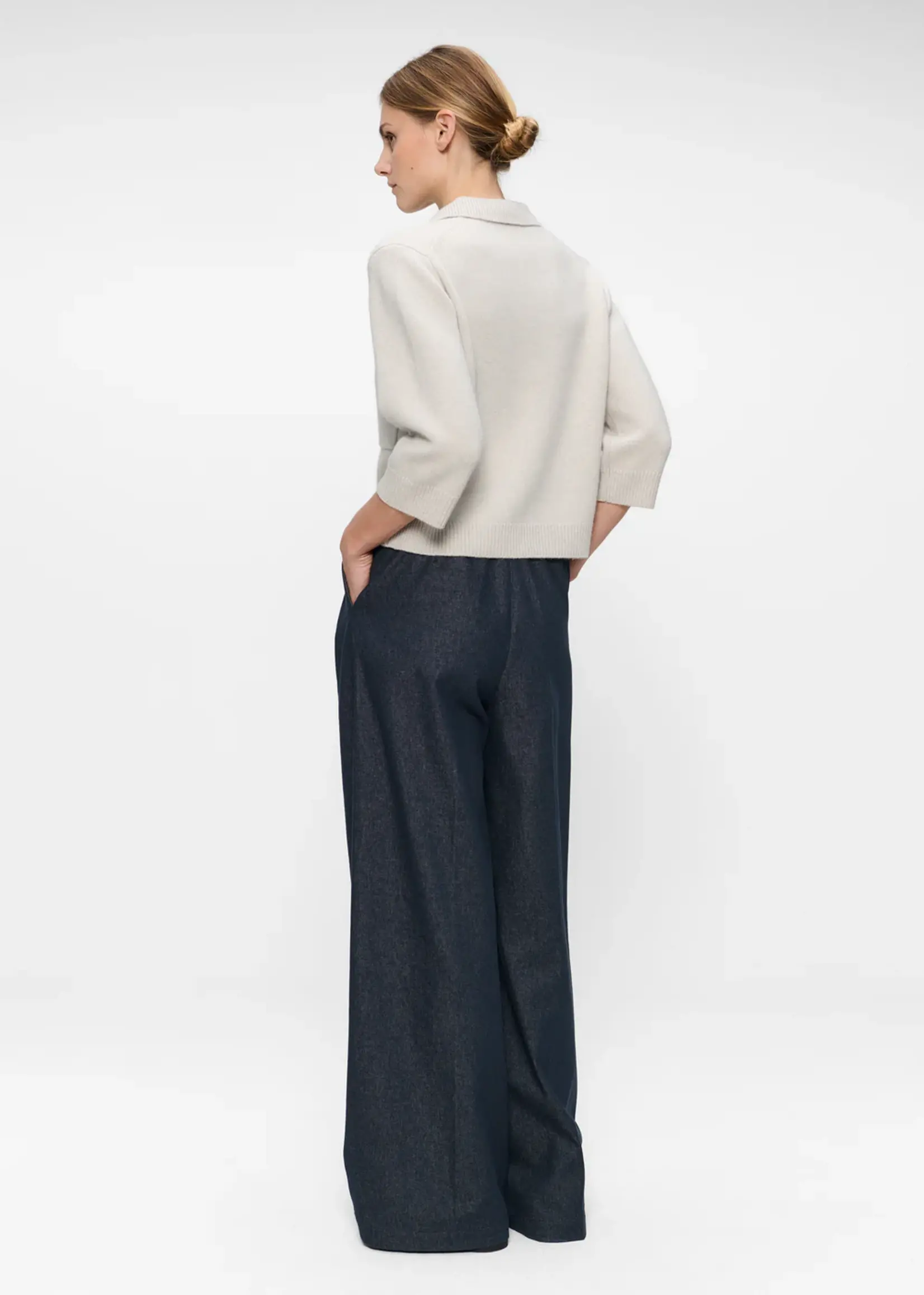 Zenggi Fine wool polo cardigan W03 2002 421