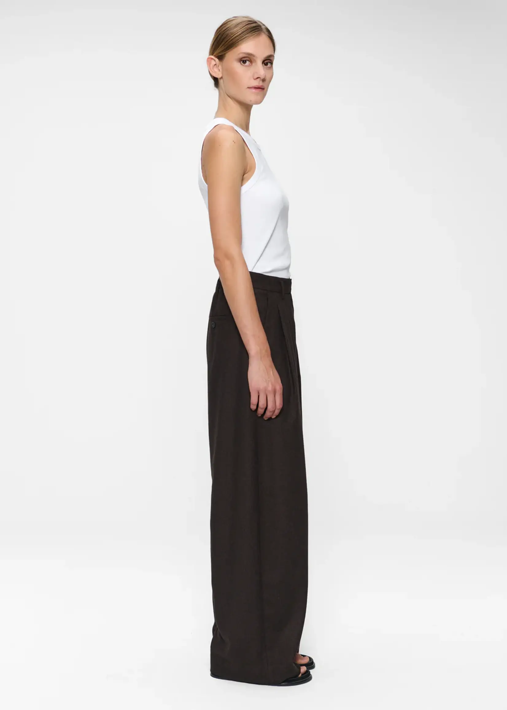Zenggi Soft flan jade elastic pants W05 1003 436