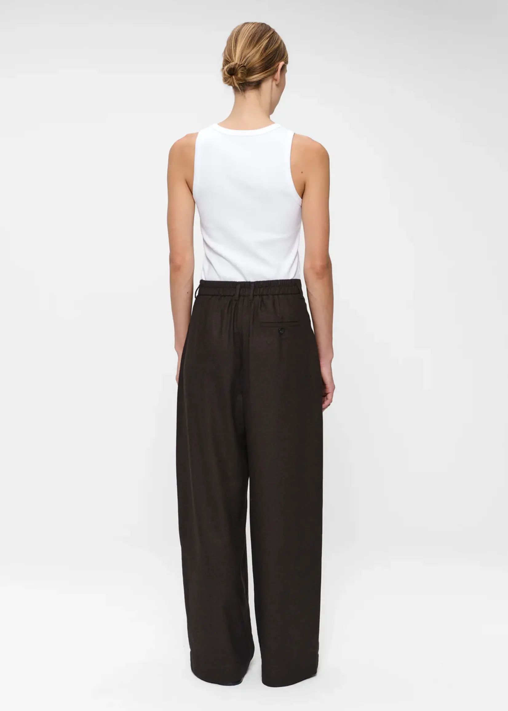 Zenggi Soft flan jade elastic pants W05 1003 436