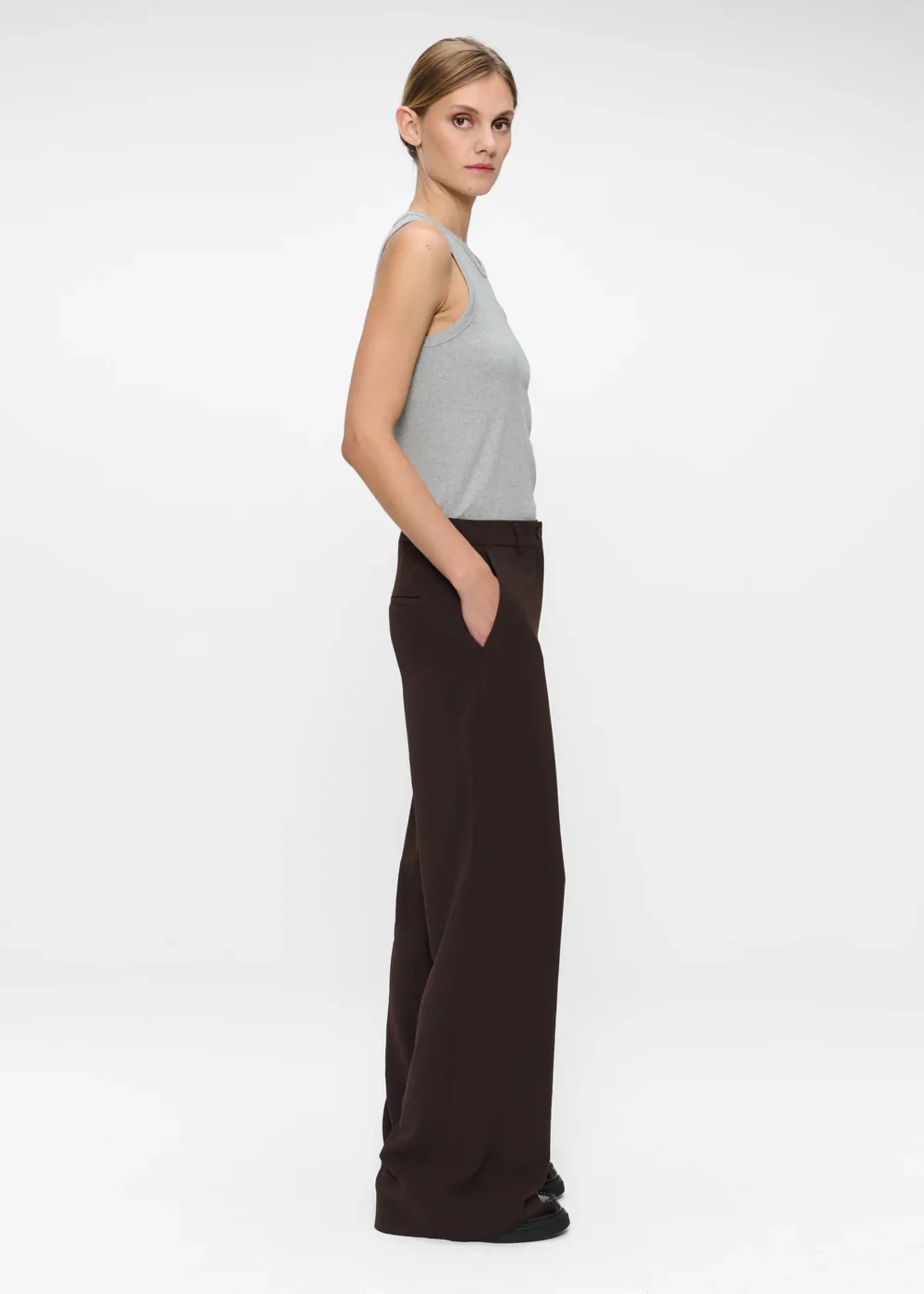 Zenggi Jap crepe wide leg pants W051005 433