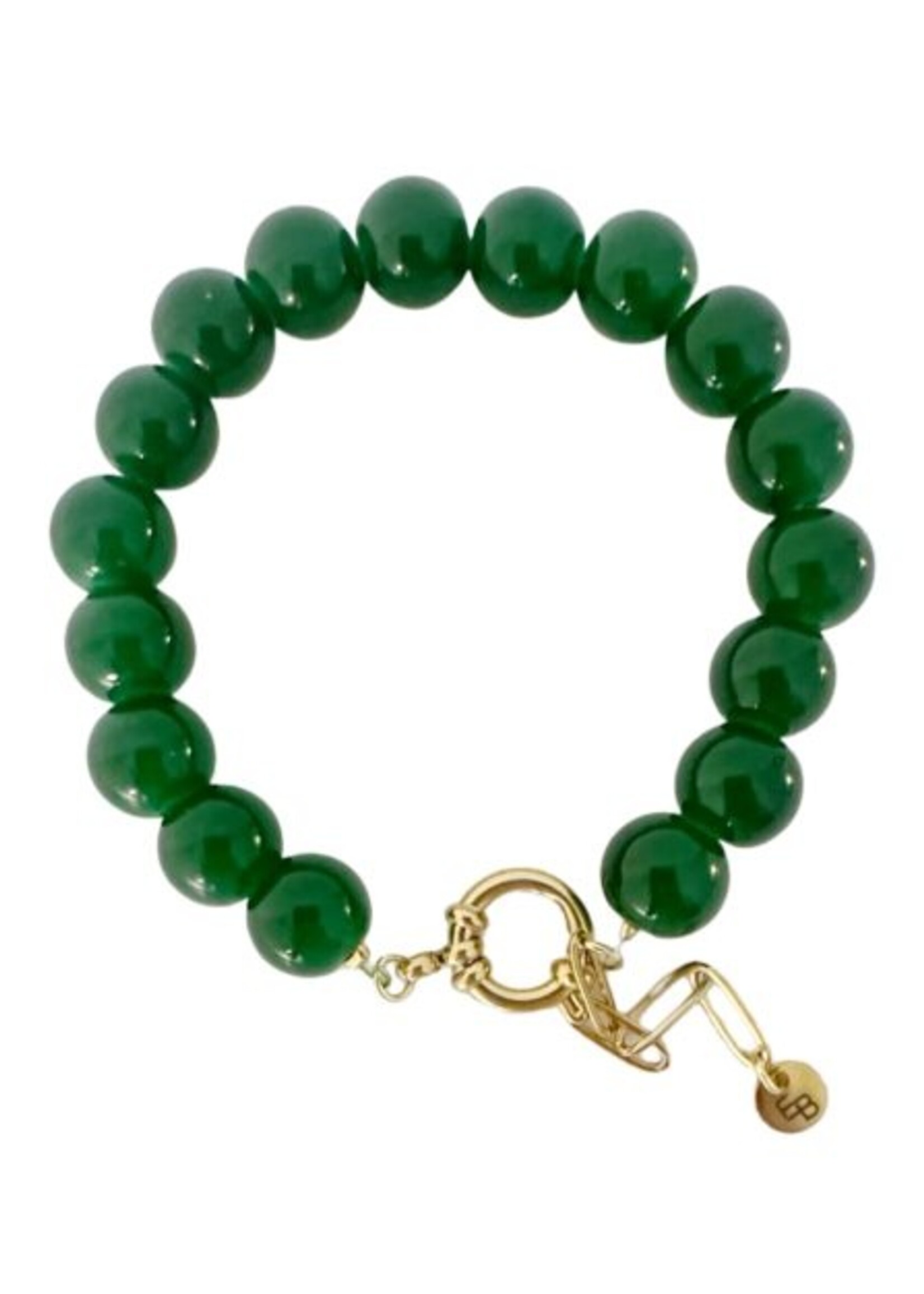 Ellen Beekmans Gemstone armband groen