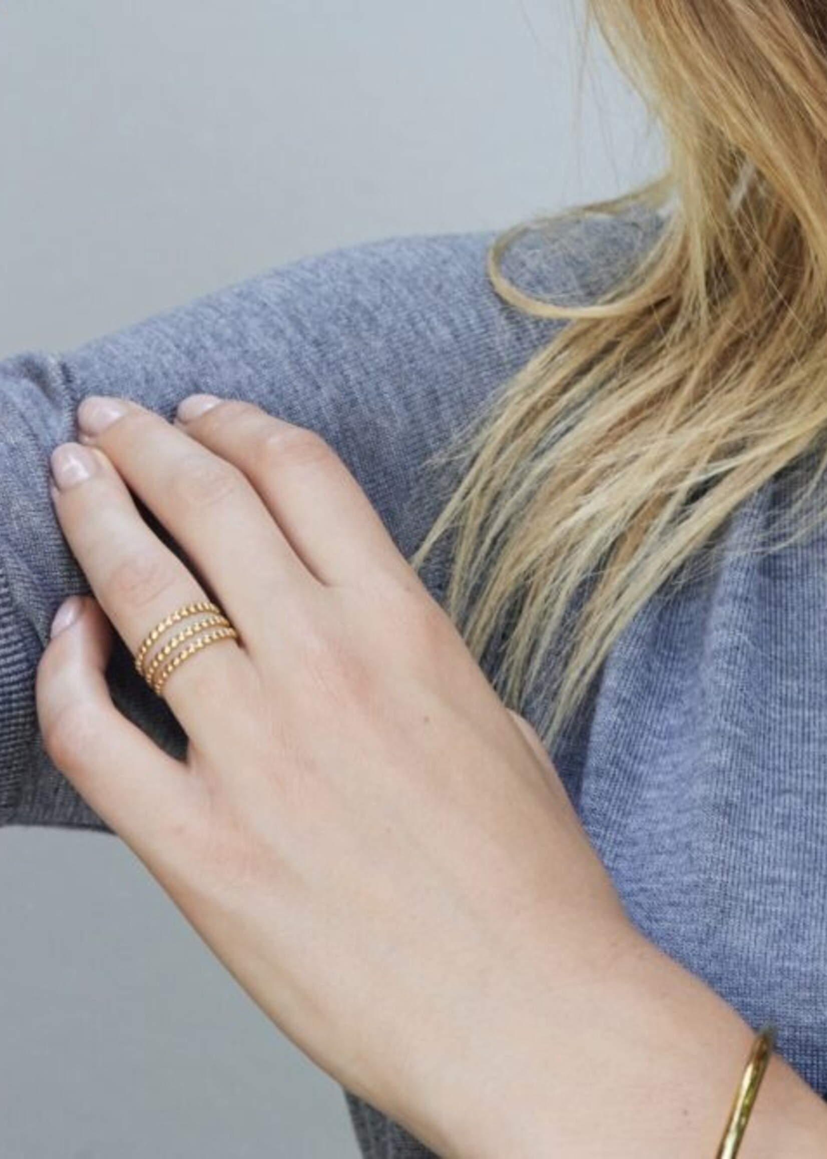 Ellen Beekmans 3 delige ring small balls