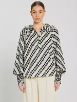 V de Vinster V de Vinster Abril blouse ikat