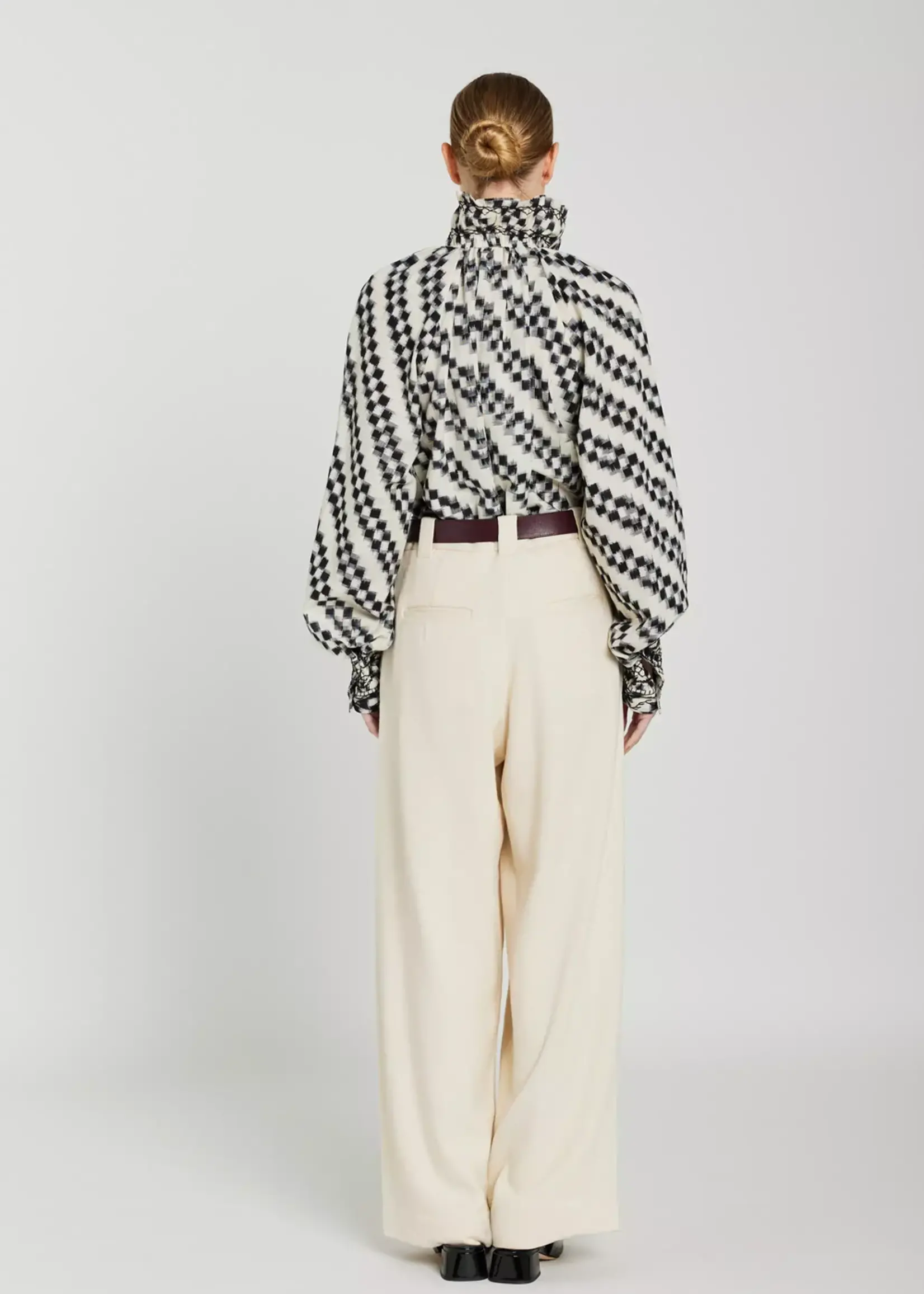 V de Vinster Abril blouse ikat