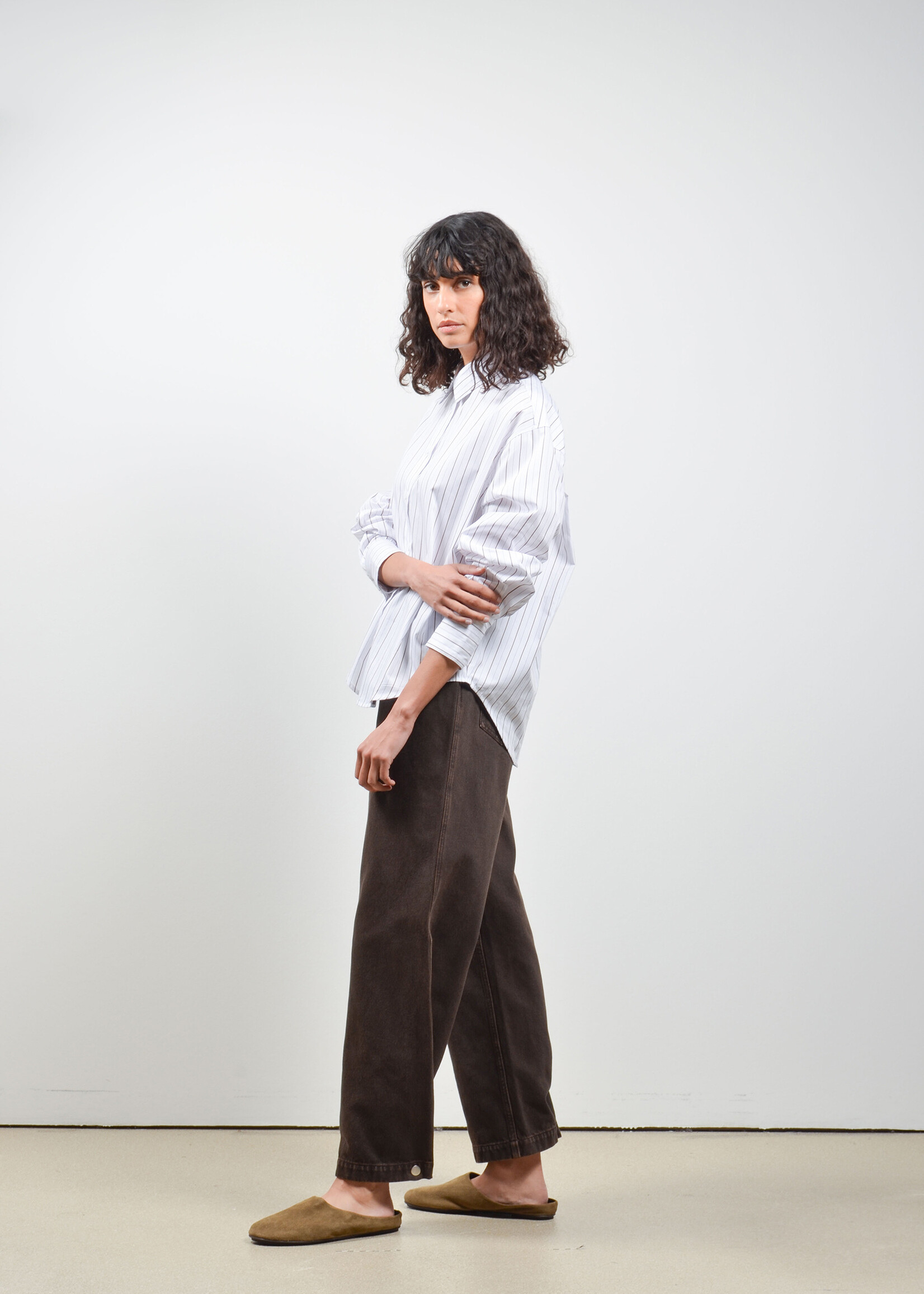 collectors club Benedict stripe brown