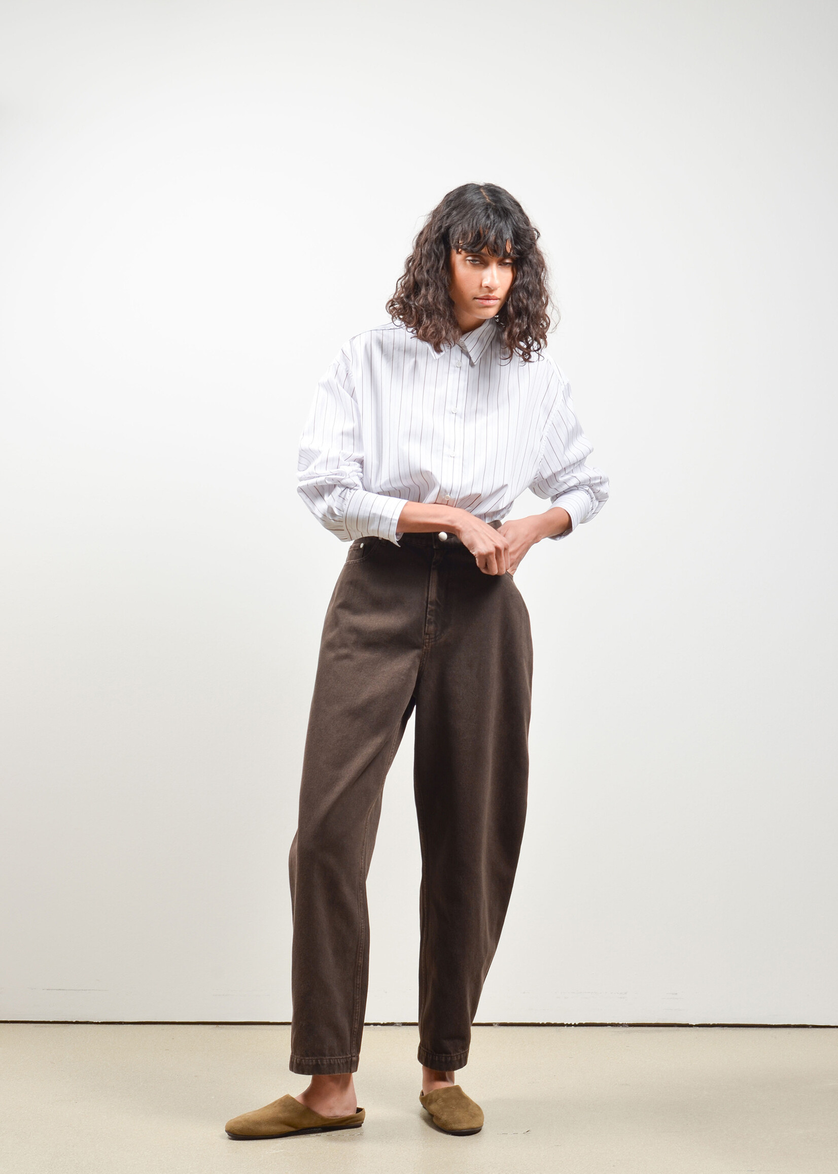 collectors club Benedict stripe brown