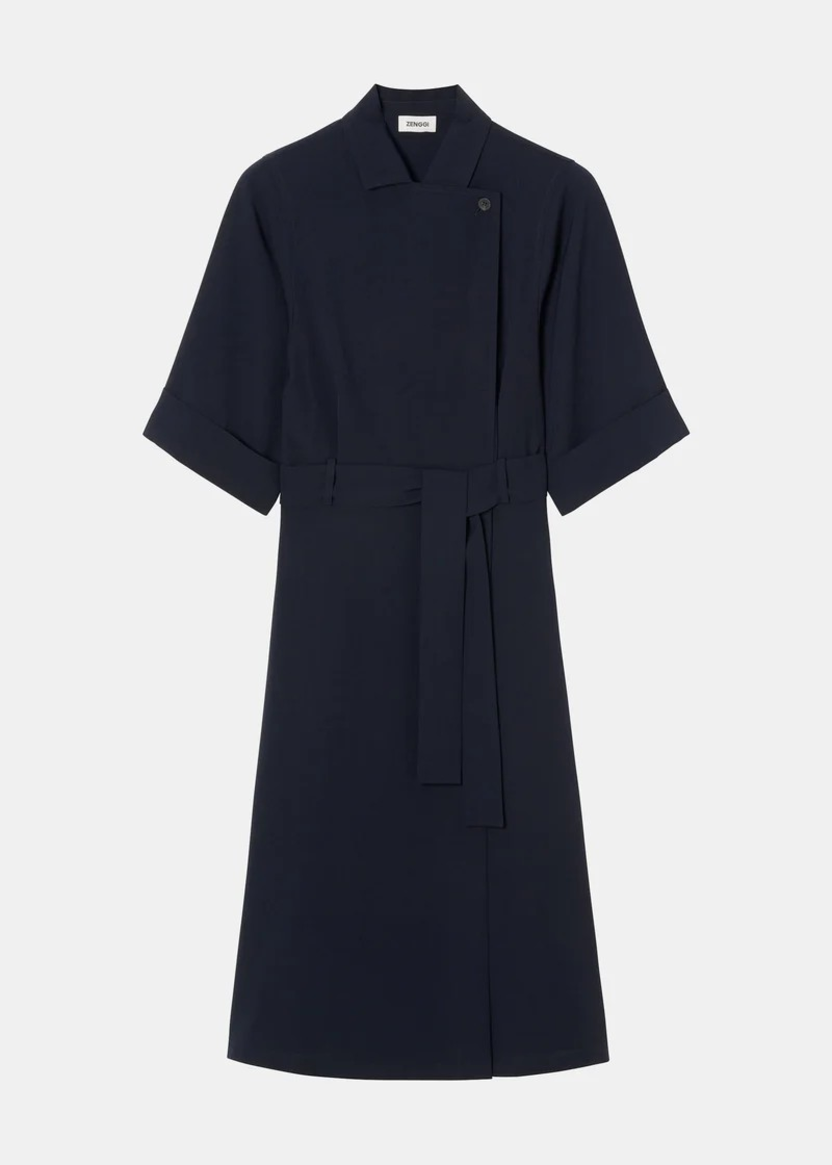 Zenggi jap crepe trench dress W01 1000 433