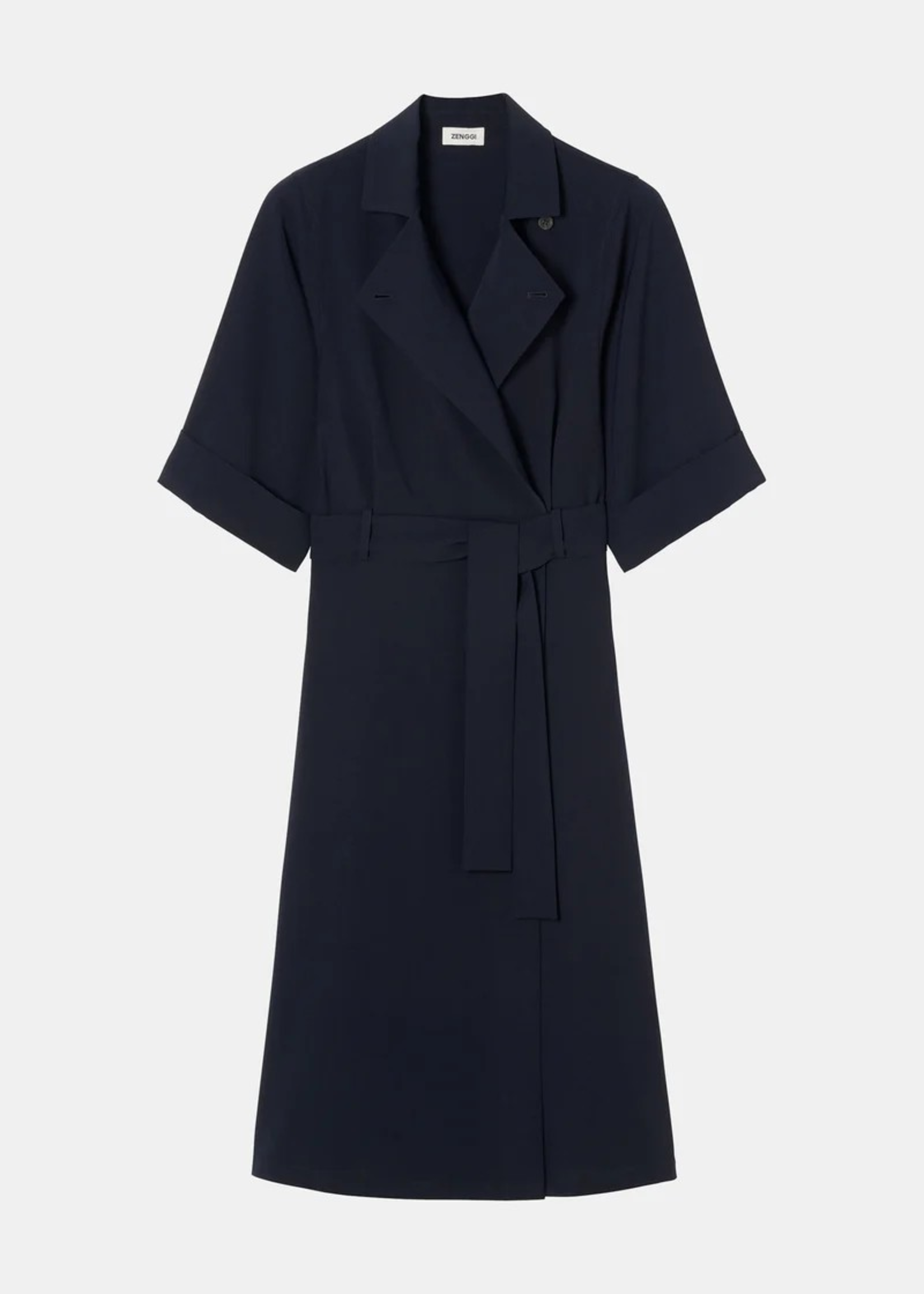 Zenggi jap crepe trench dress W01 1000 433