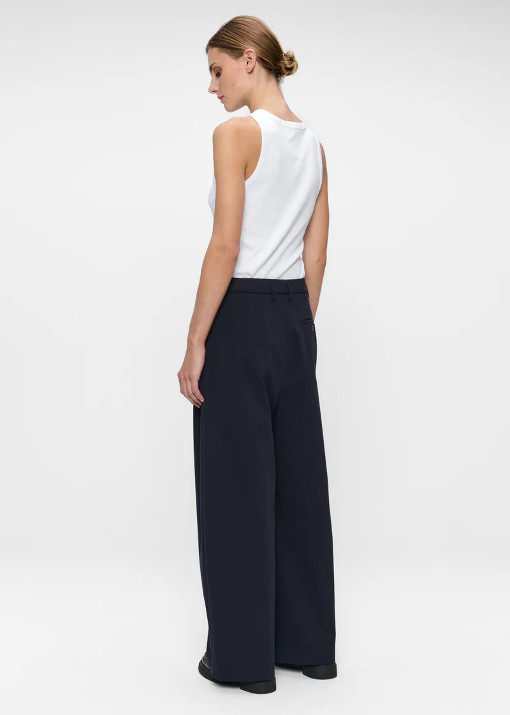 Zenggi Winter twill jade pants W05 1025 440