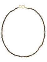 Ellen Beekmans Ellen Beekmans - Fijne gemstone ketting bruin melée