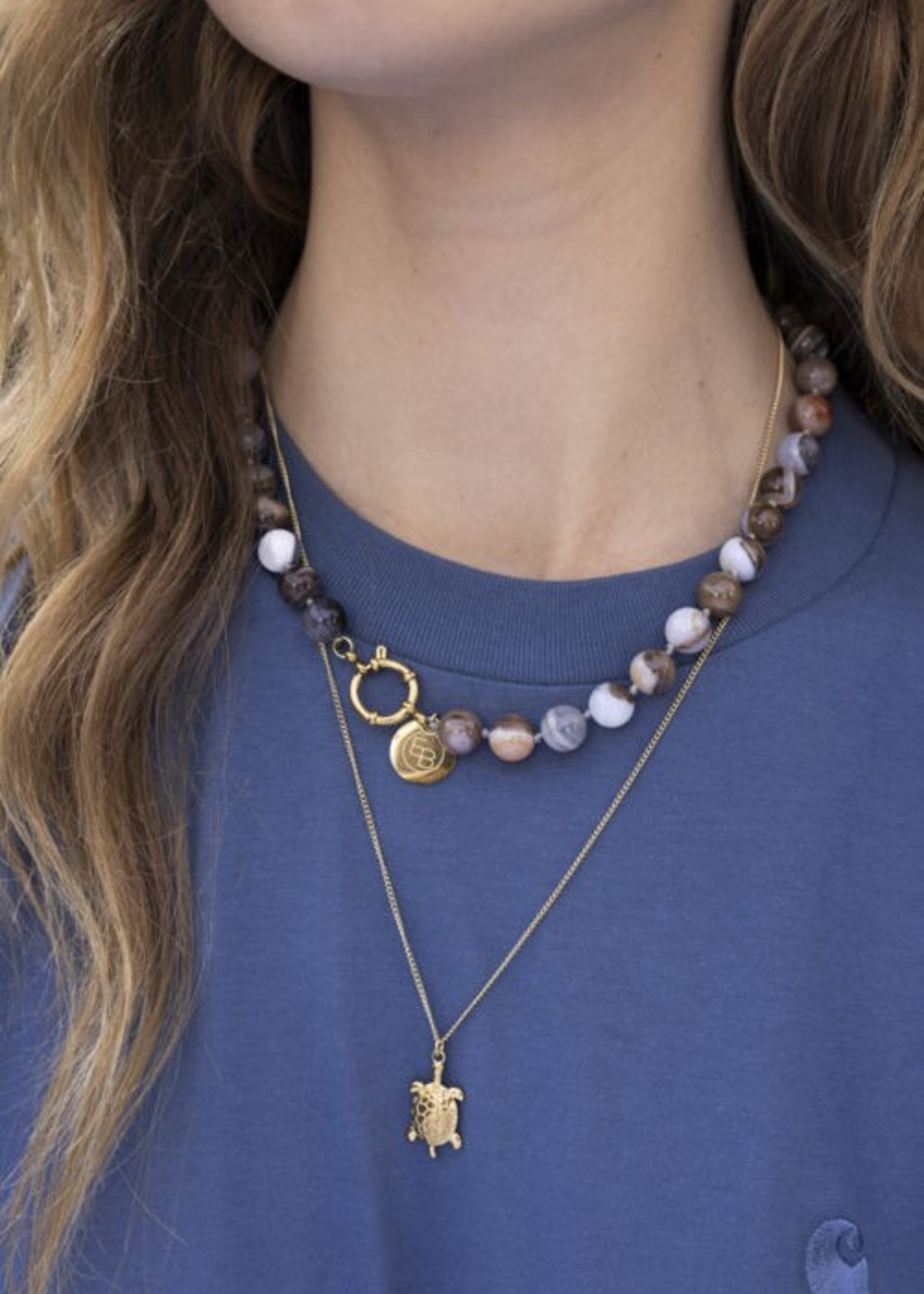Ellen Beekmans Ketting met schilpadhanger