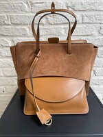 Hidesins Hidesins - Flap L cognac suede