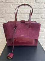 Hidesins Hidesins - Flap L prugna suede