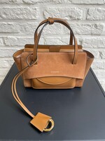 Hidesins Hidesins - Flap S cognac suede