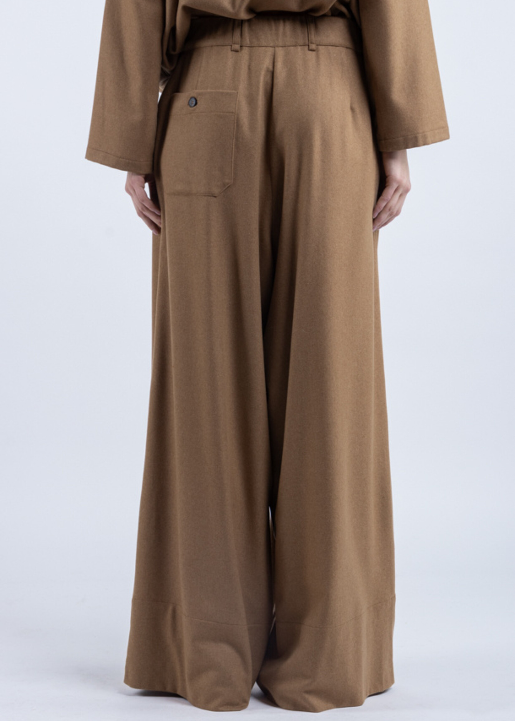 Phisique du role 25W046 Large pants in virgin wool viscose